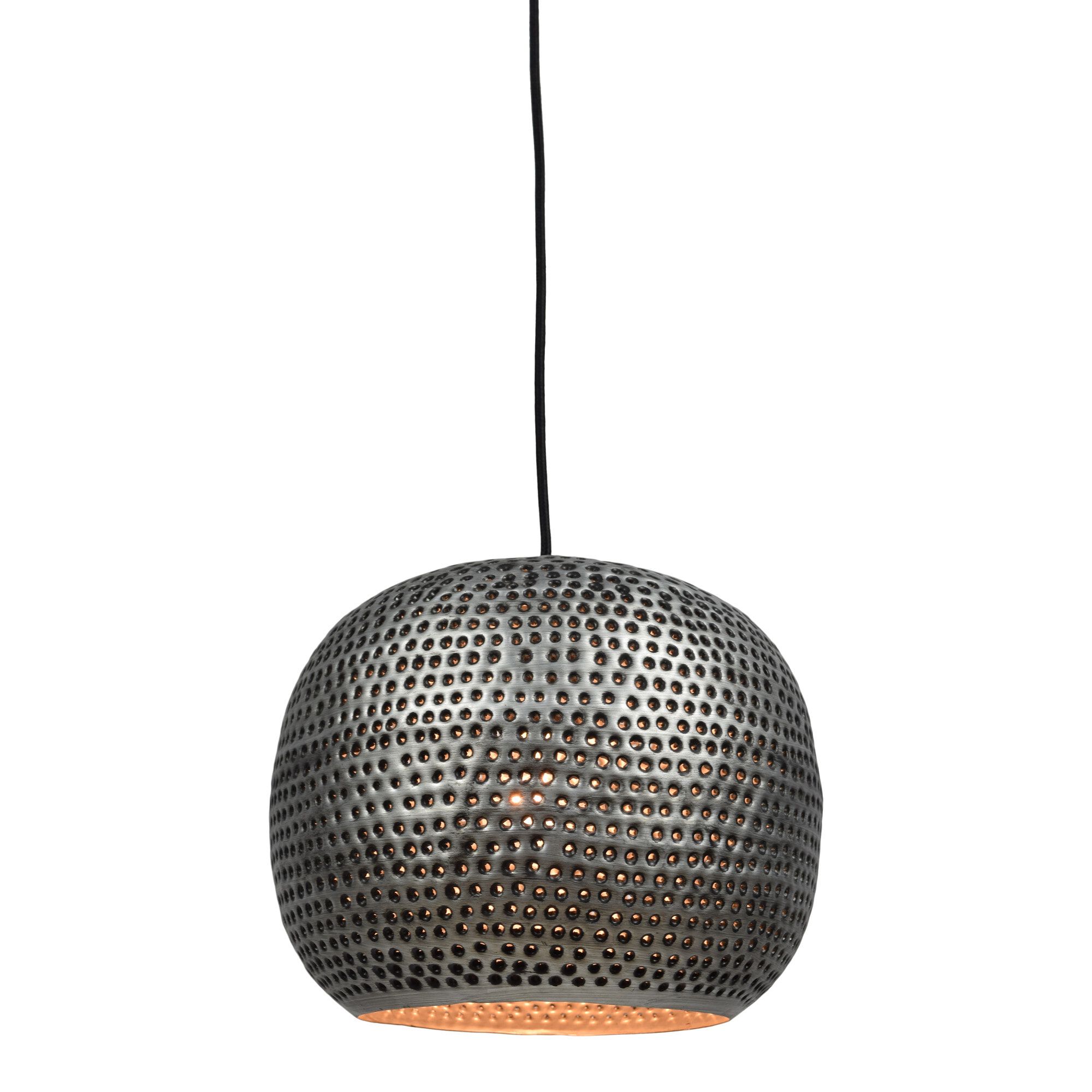 Urban Interiors Spike Bol Hanglamp – Industrieel Zinkaccent voor elke Ruimte