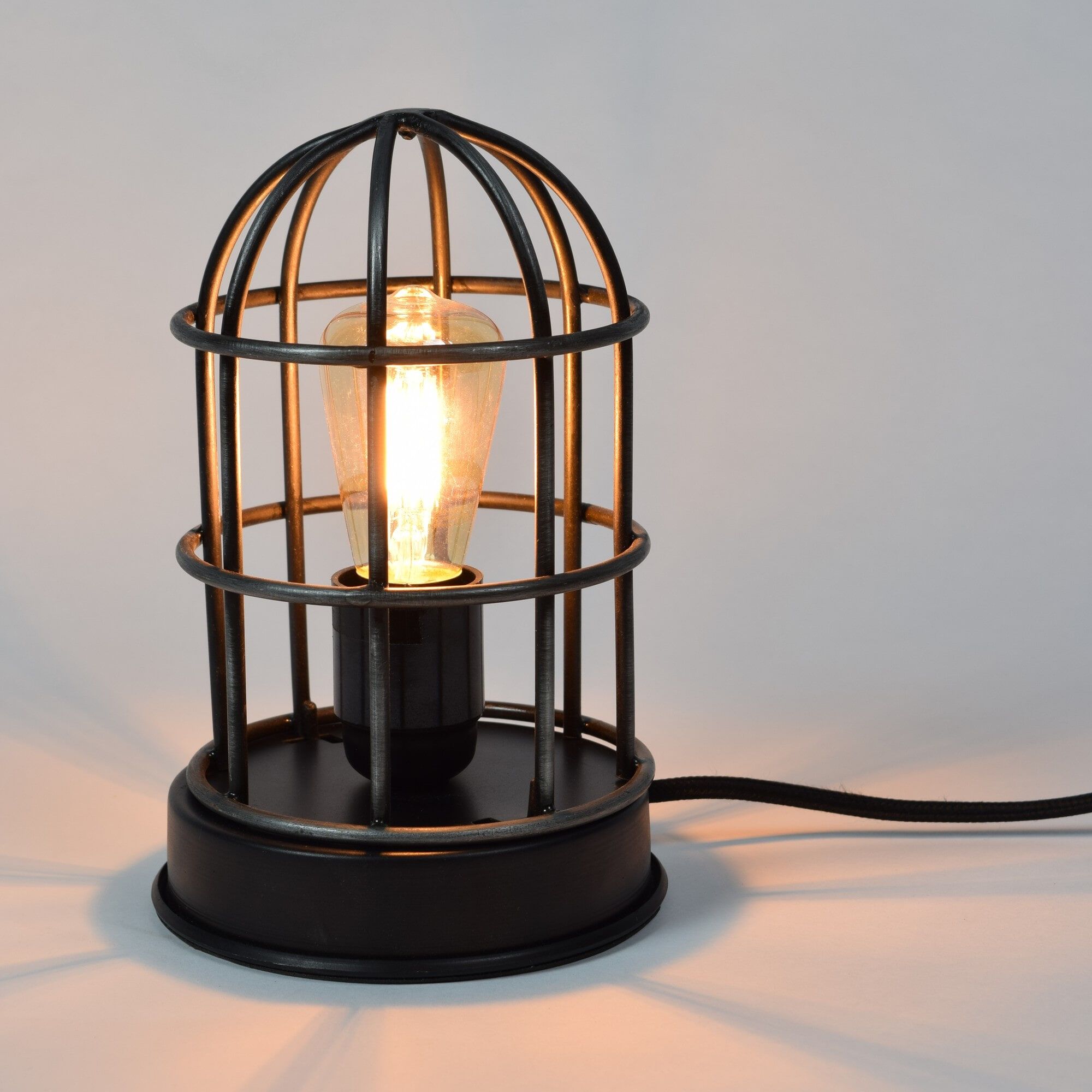 Urban Interiors Tafellamp Barn – Vintage Black, Stijlvolle Metalen Lamp voor Moderne Interieurs