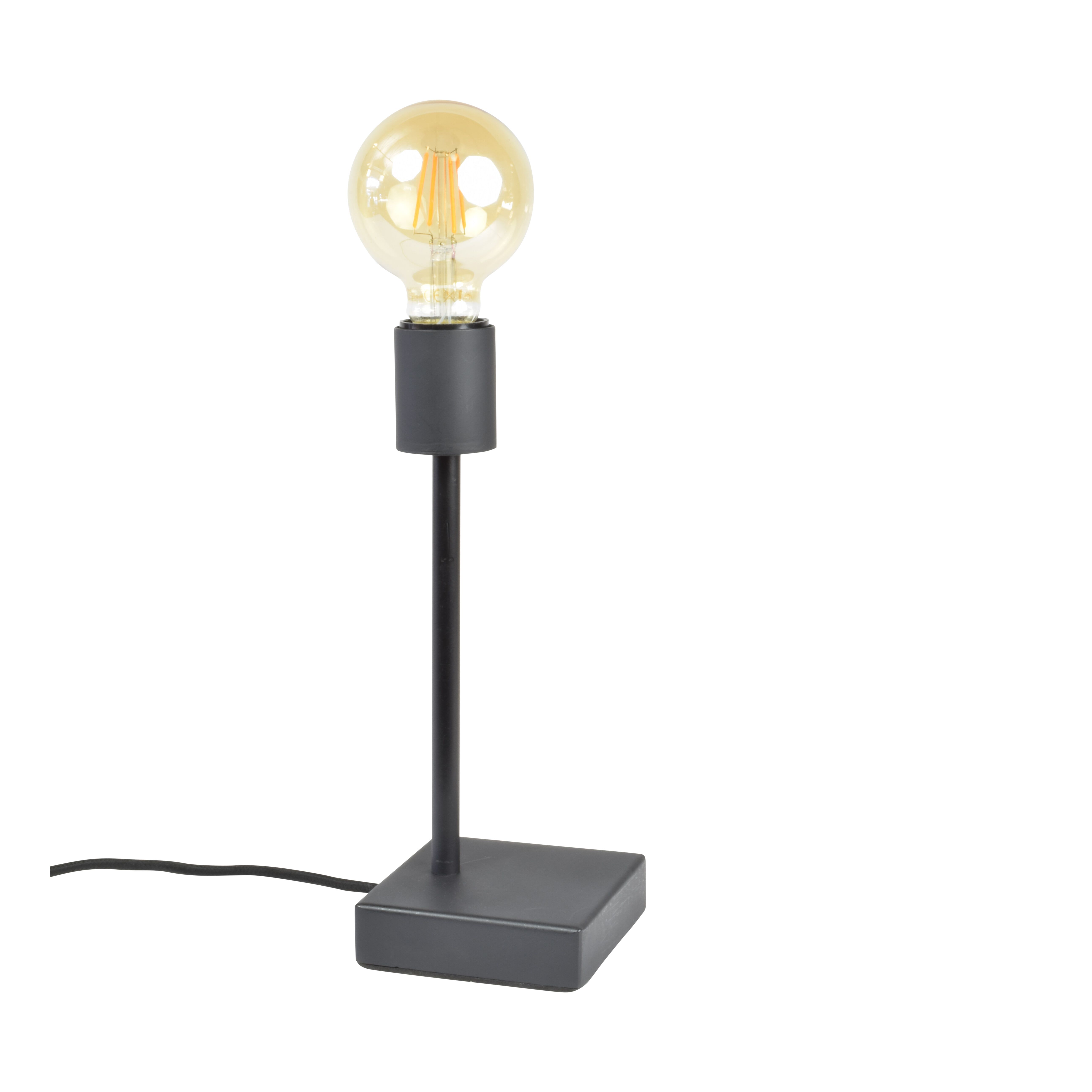 Urban Interiors tafellamp Basic – Strakke zwarte designlamp voor elke ruimte