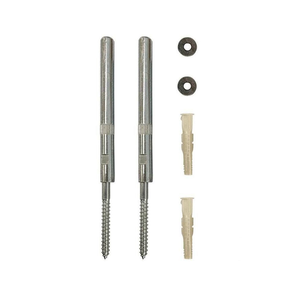 Verzinkte Plankdrager Pin 12 cm – Sterke Blinde Bevestiging (2‑set) – 85 kg Draagvermogen