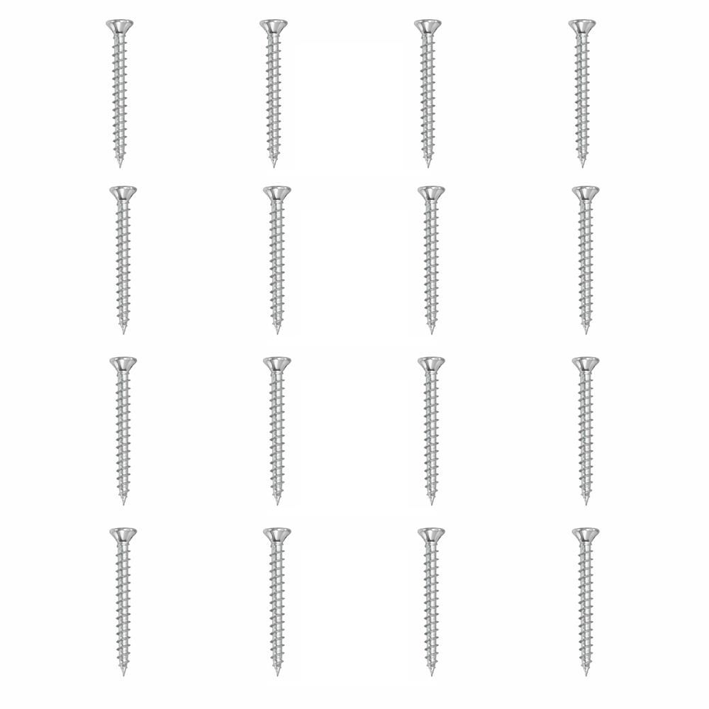 Verzinkte Stalen Schroeven Set – 16 Stuks voor Stevige Meubelpoten