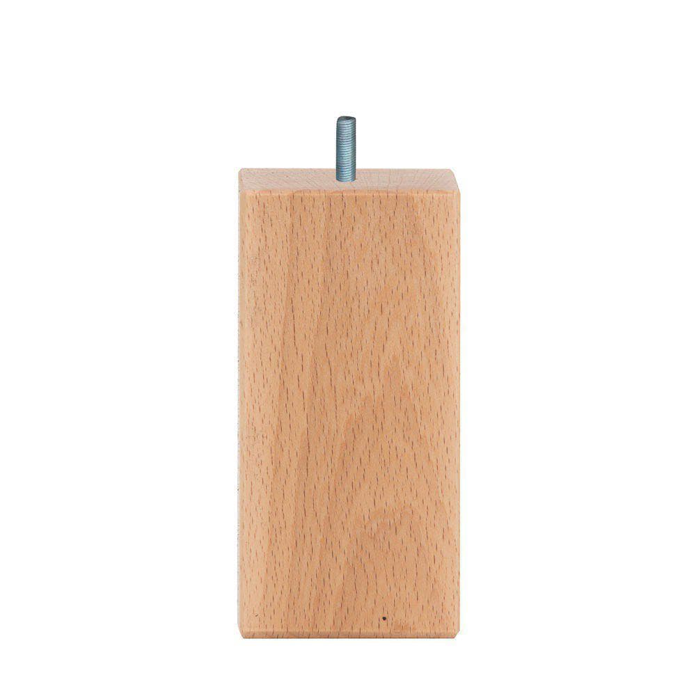 Vierkante Houten Meubelpoot 6×6 cm – 12 cm Hoog – Furniture Legs Europe