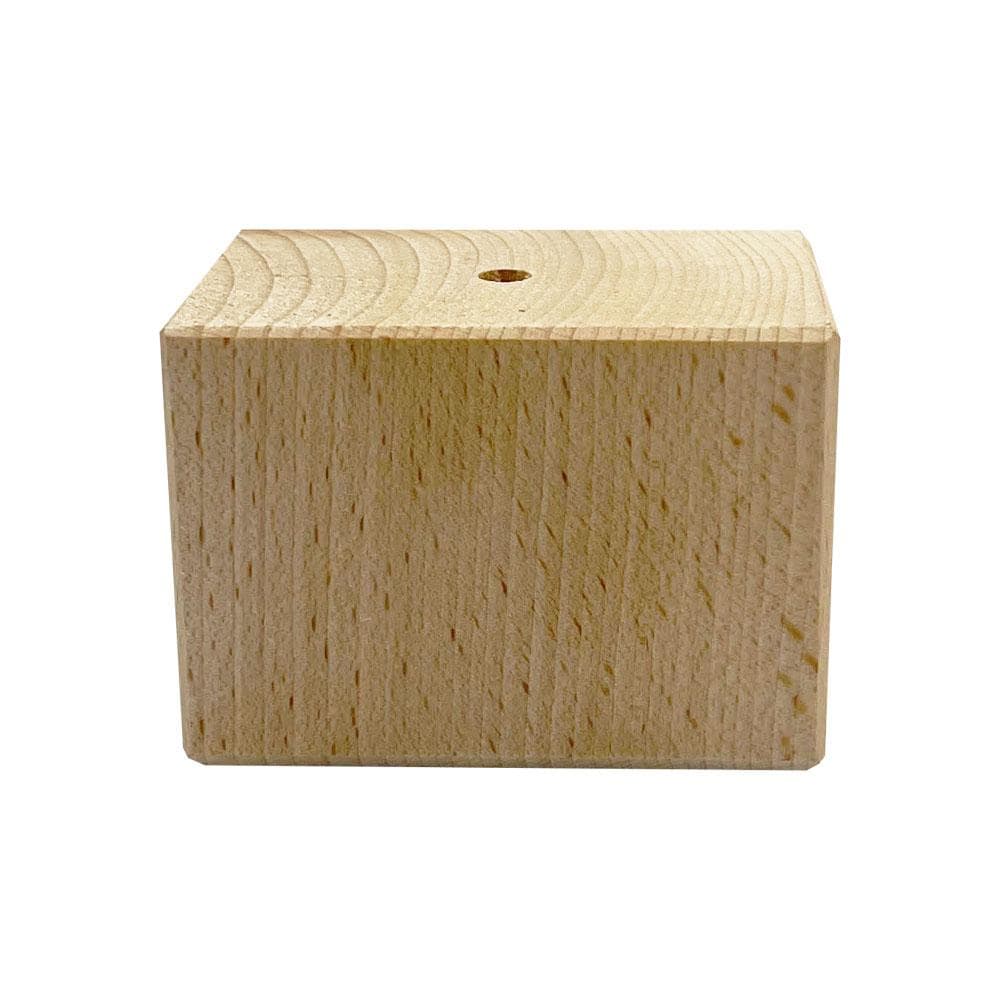 Vierkante massief houten meubelpoot – Stijlvol en degelijk 7×5 cm
