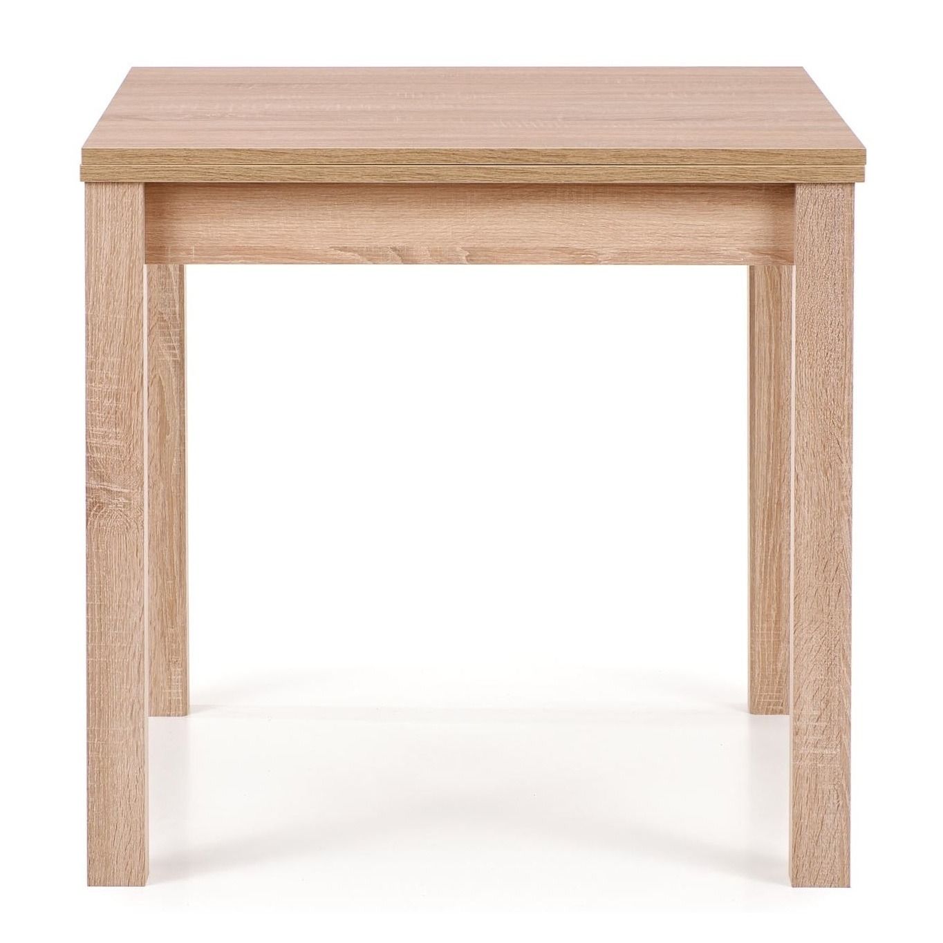 Vierkante uitschuifbare eettafel Gracjan – Sonoma eiken, 80‑160 cm