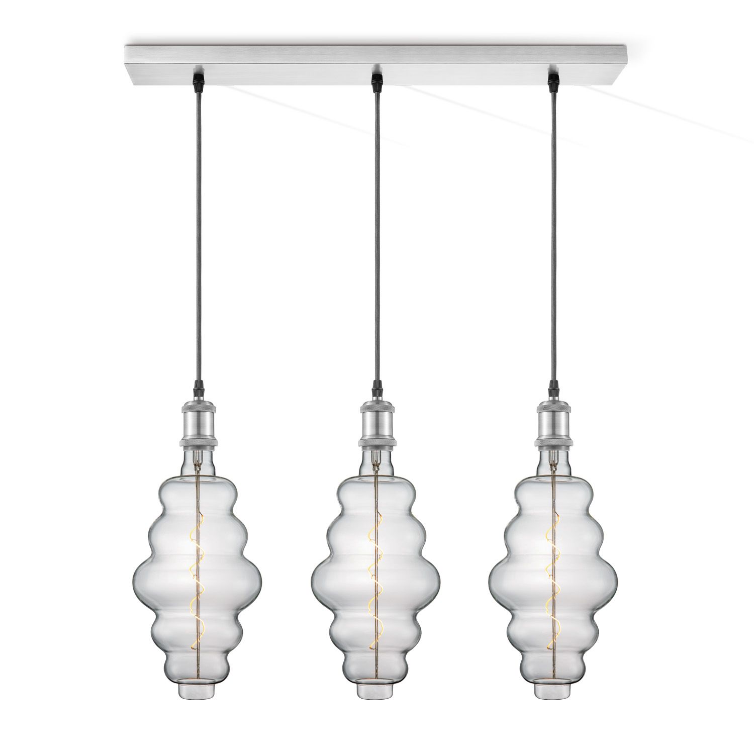 Vintage Hanglamp 3‑Lichts Beam Cloud – Elegante Sfeerverlichting voor elk Interieur