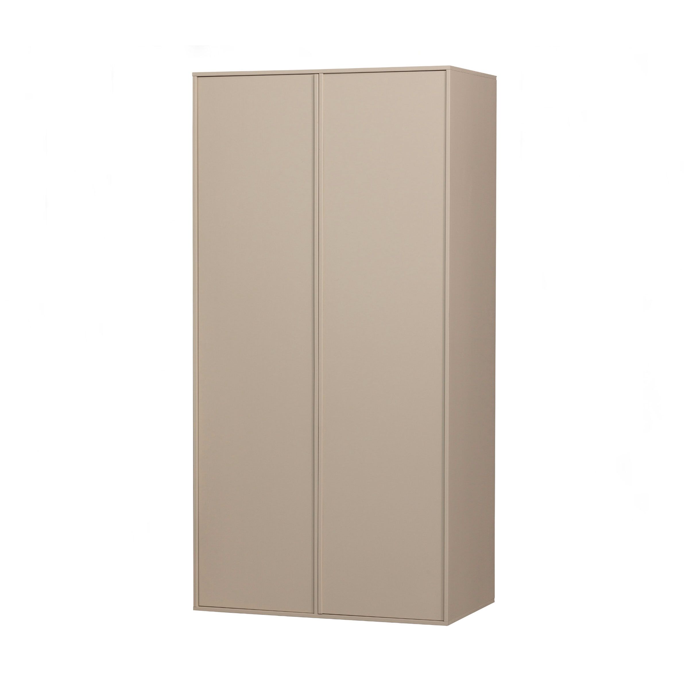 vtwonen Daily Closet Double – Strakke opbergkast in Dakargrau (200 × 50 × 58 cm)