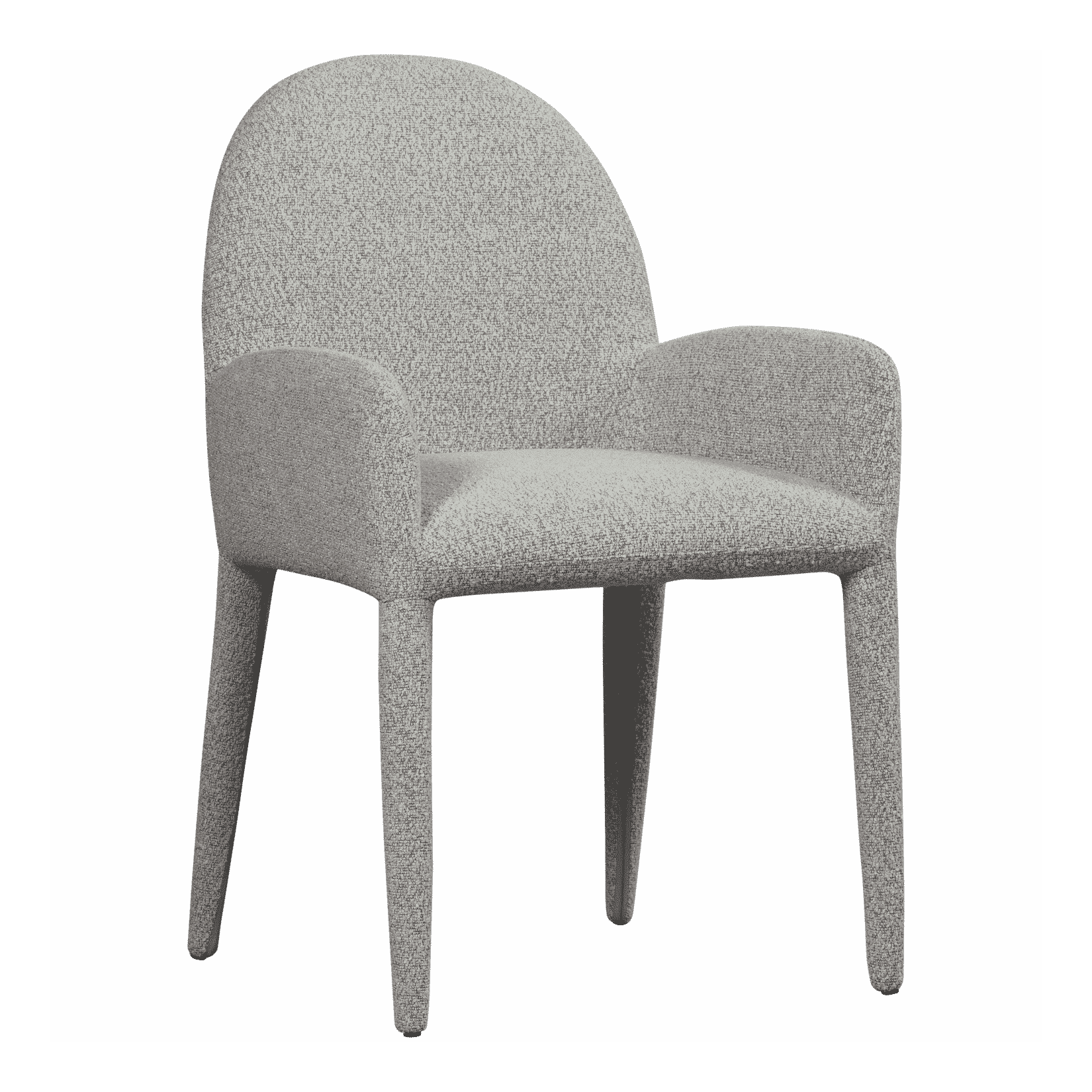 vtwonen Elegance Bouclé eetkamerstoel – Greige, luxe & comfort voor elke eettafel