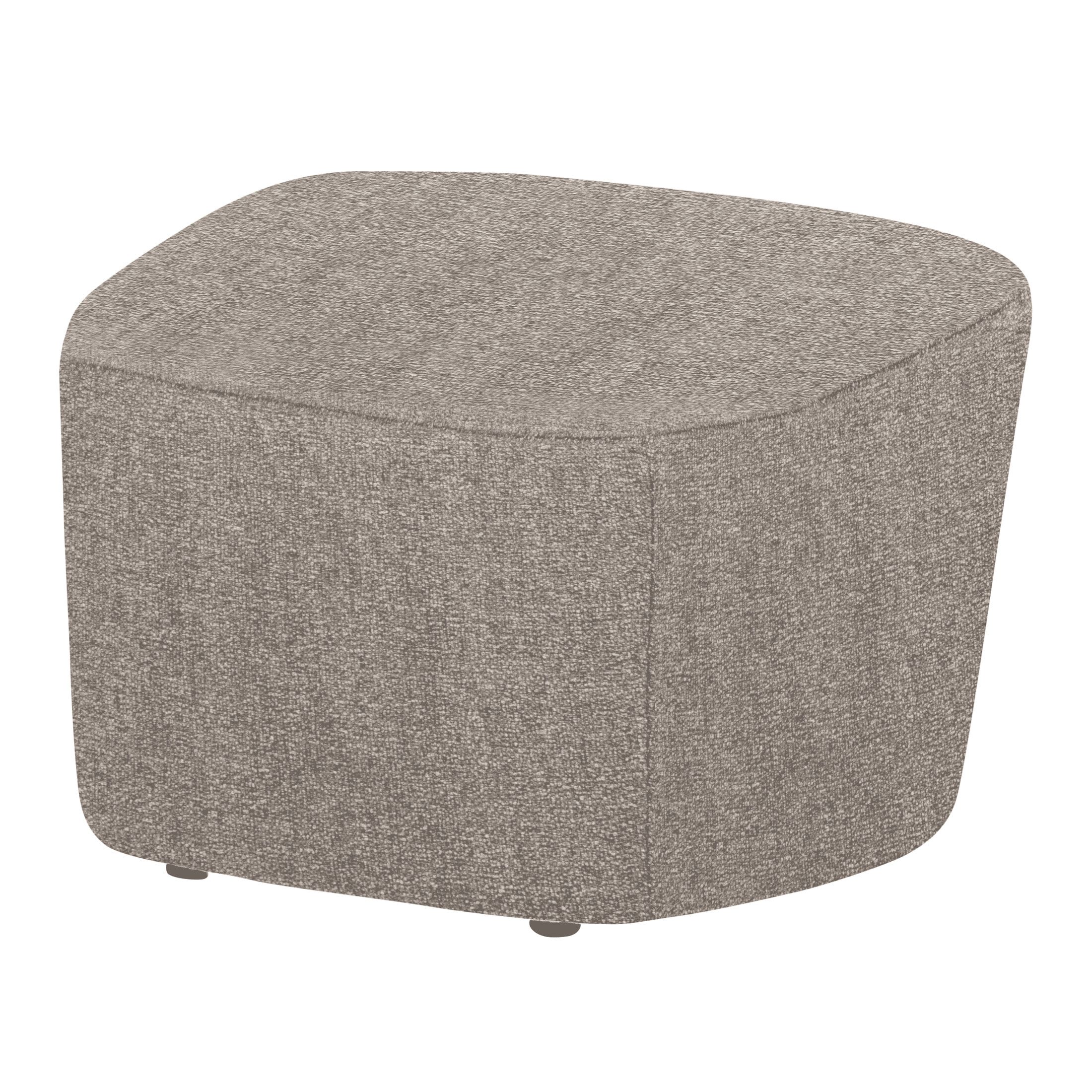 vtwonen Lofty Hocker – Warme Geweven Weefstof in Naturel