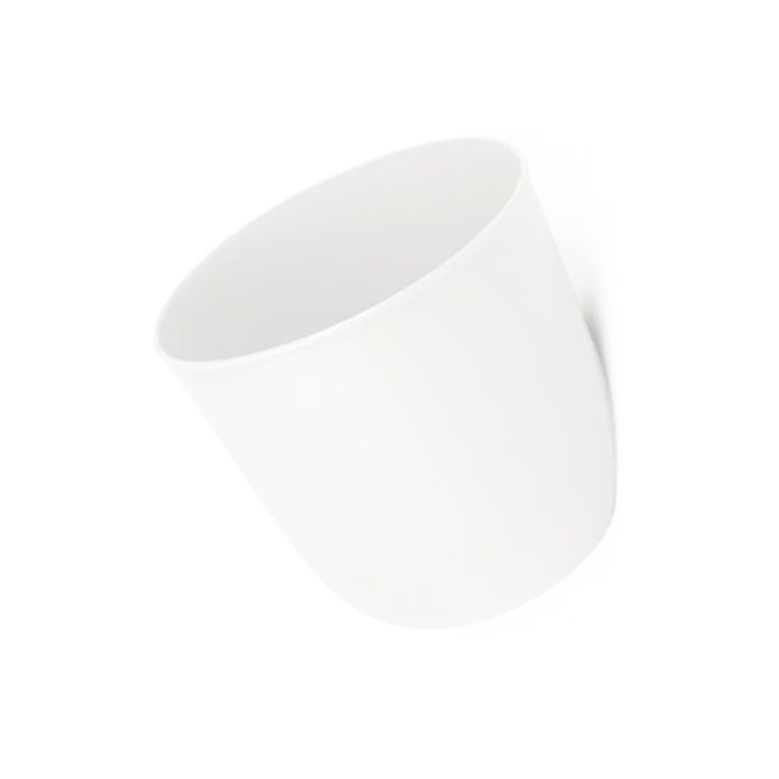 Wandbloempot QUVIO 15 cm – Wit, Moderne Ruimtebesparende Groenoplossing