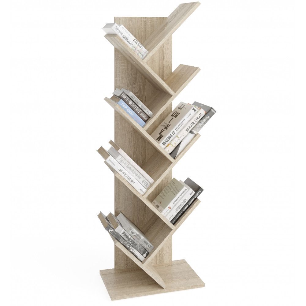 Wandrek BÜCHEN 125 cm – Stijlvol eiken opbergsysteem van FD Furniture