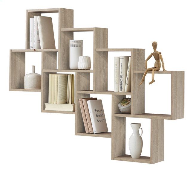 Wandrek Markis 120 cm – Eiken Opbergruimte met Moderne Look