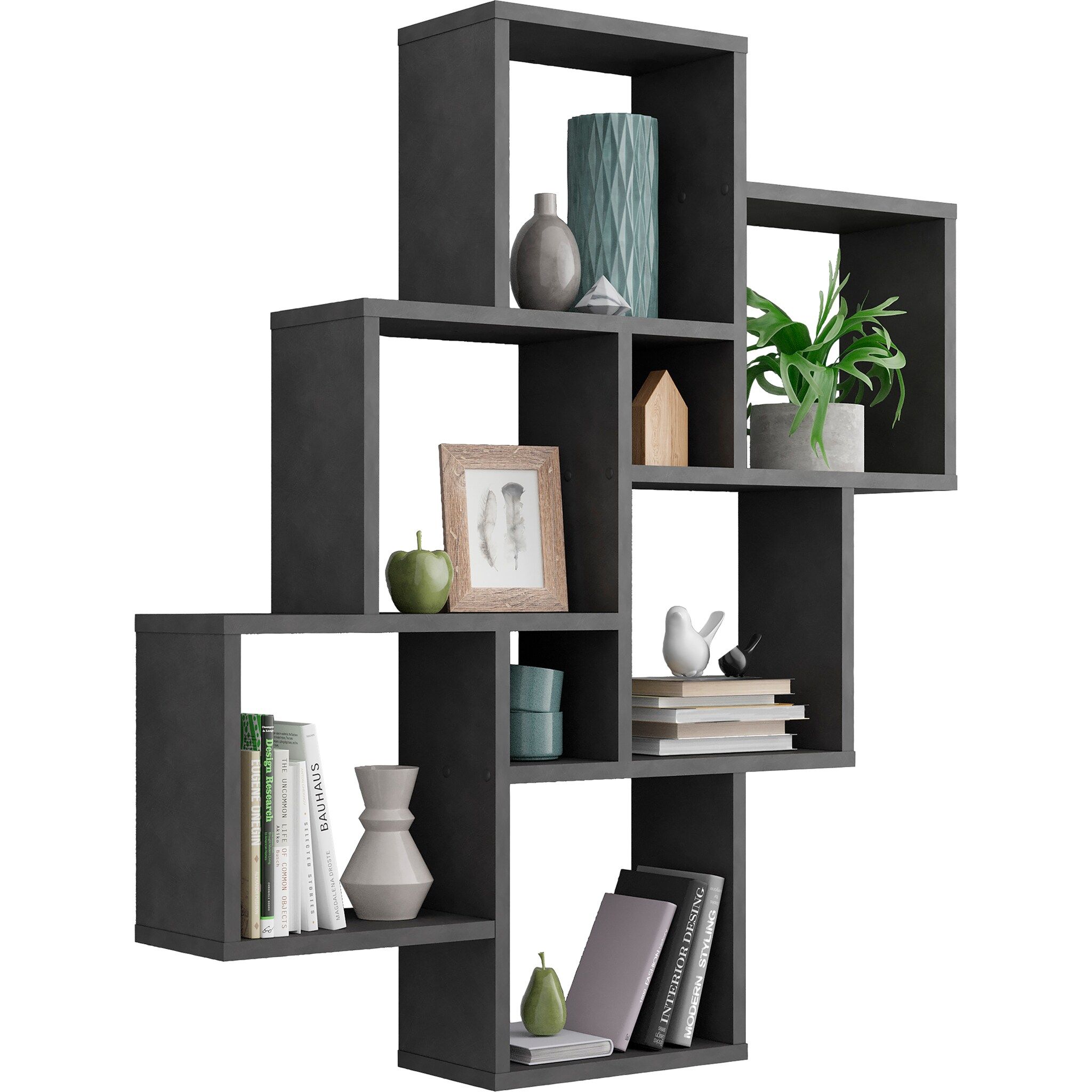 Wandrek Markis 94 cm – Antraciet, stijlvol en functioneel