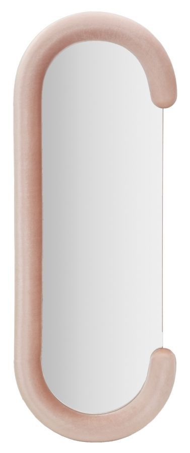 Wandspiegel Chantal Roze Fluweel – Elegante reflectie voor elke ruimte