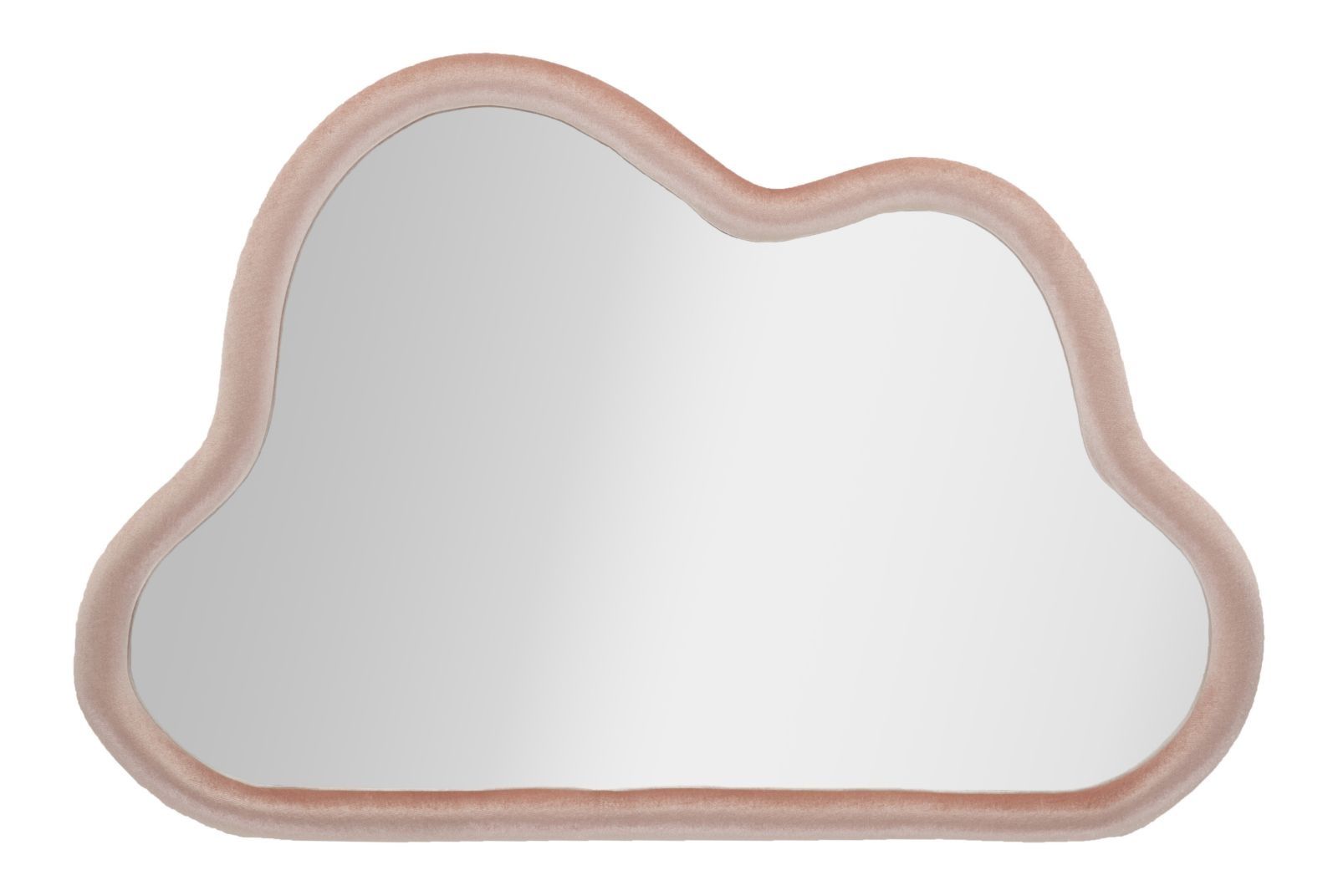 Wandspiegel Wolk Roze Fluweel – een speelse blikvanger voor elke kamer