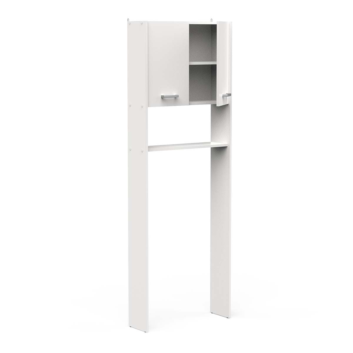 Wasmachinekast Charlie 4 – Strak Wit Badkamermeubel van Young Furniture