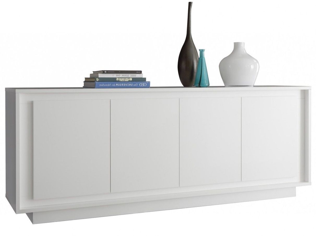 Wit Dressoir SKY – 207 cm brede, strakke opbergruimte voor iedere woonkamer
