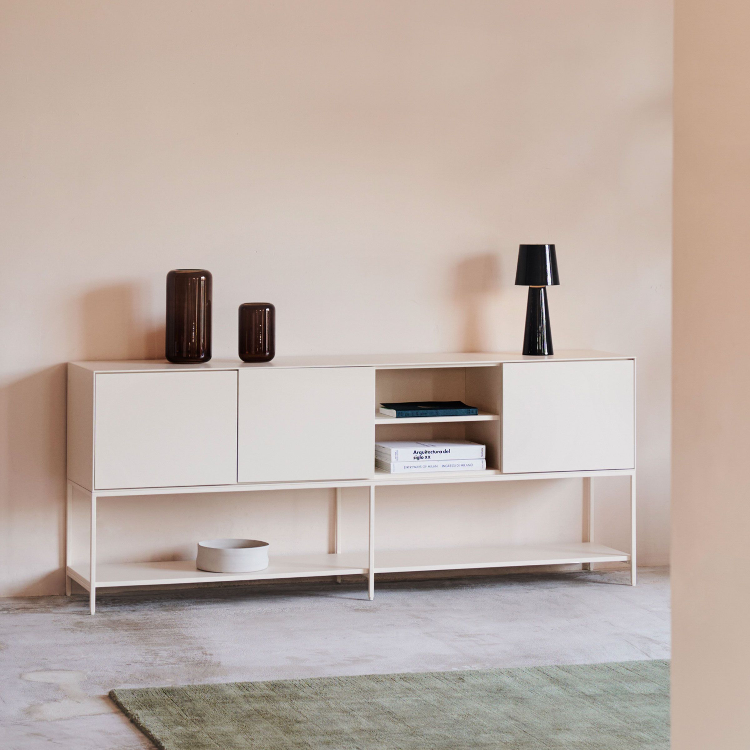 Wit Kave Home Dressoir Vedrana – Stijlvolle Opberg van 195 cm