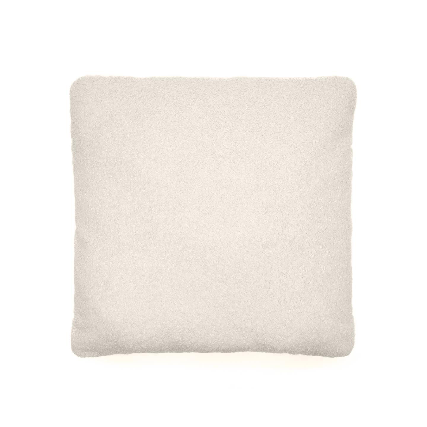 Wit Kave Home Sierkussen Martina Bouclé – Duurzaam Designcomfort 52 × 52 cm