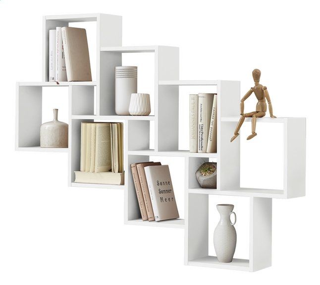 Wit wandrek Markis 120 cm – Stijlvolle opbergruimte van FD Furniture