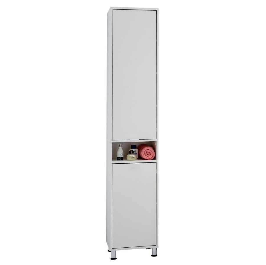 Witte badkamerkast Zamora – 193 cm hoog, stijlvol en functioneel