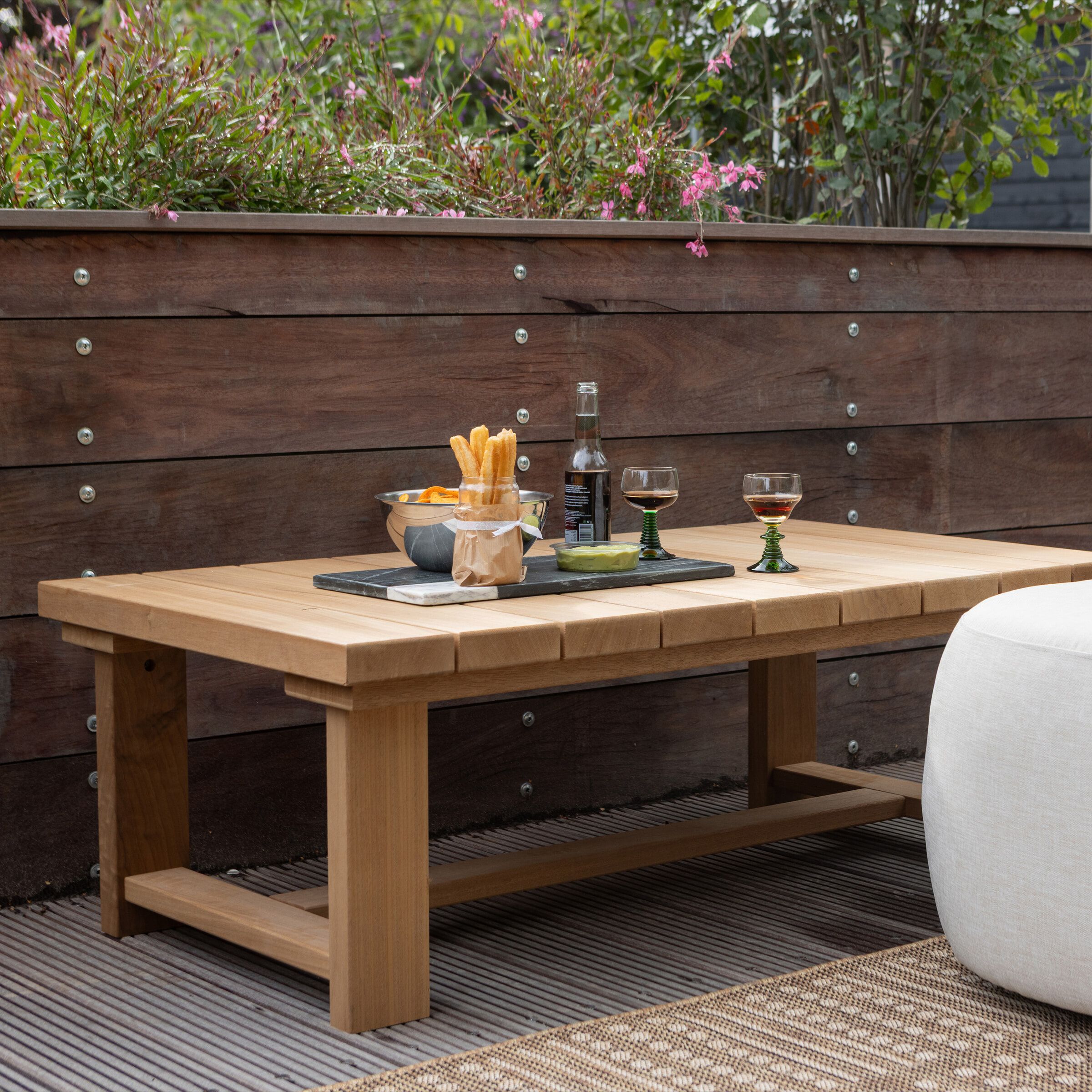 WOOOD Banco Outdoor Salontafel – Natuurlijk Design in Thermo Ayous
