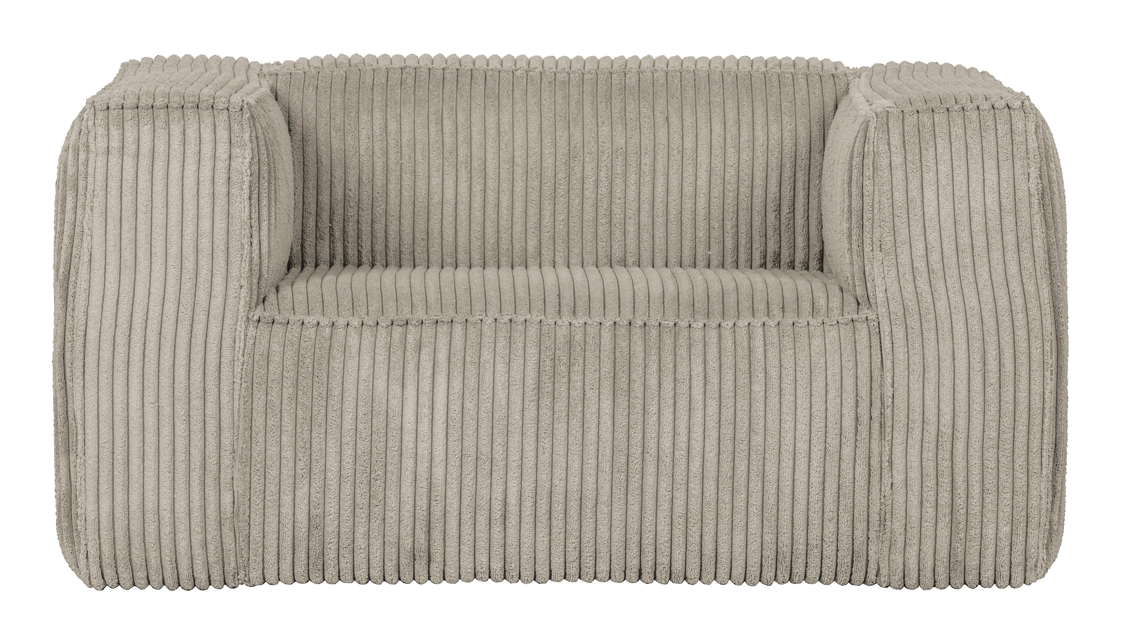 WOOOD Bean Rib Fauteuil – Naturel, robuust comfort voor elk interieur