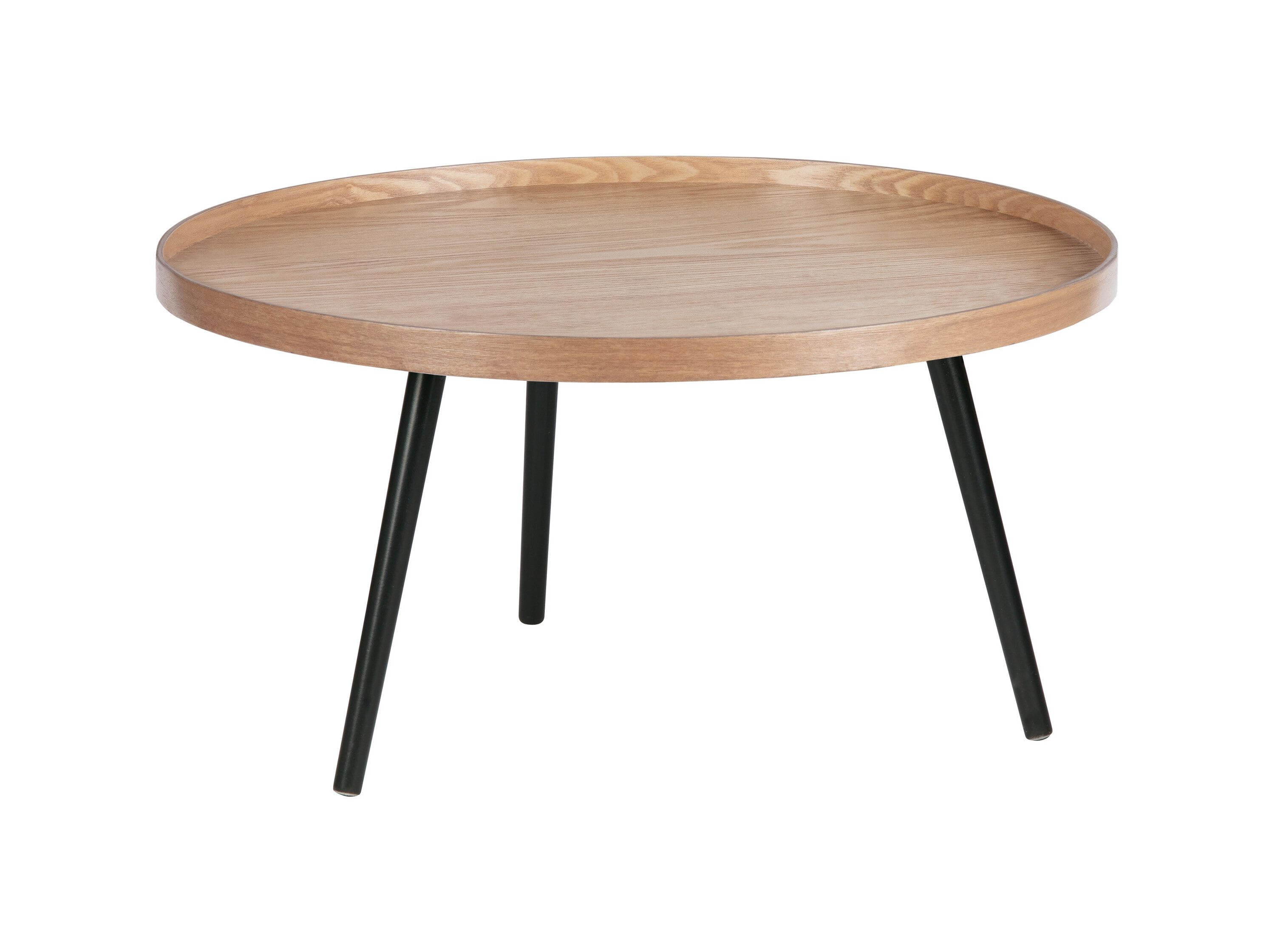 WOOOD Bijzettafel Mesa 78 cm – Natuurlijke ronde tafel voor stijlvol wonen