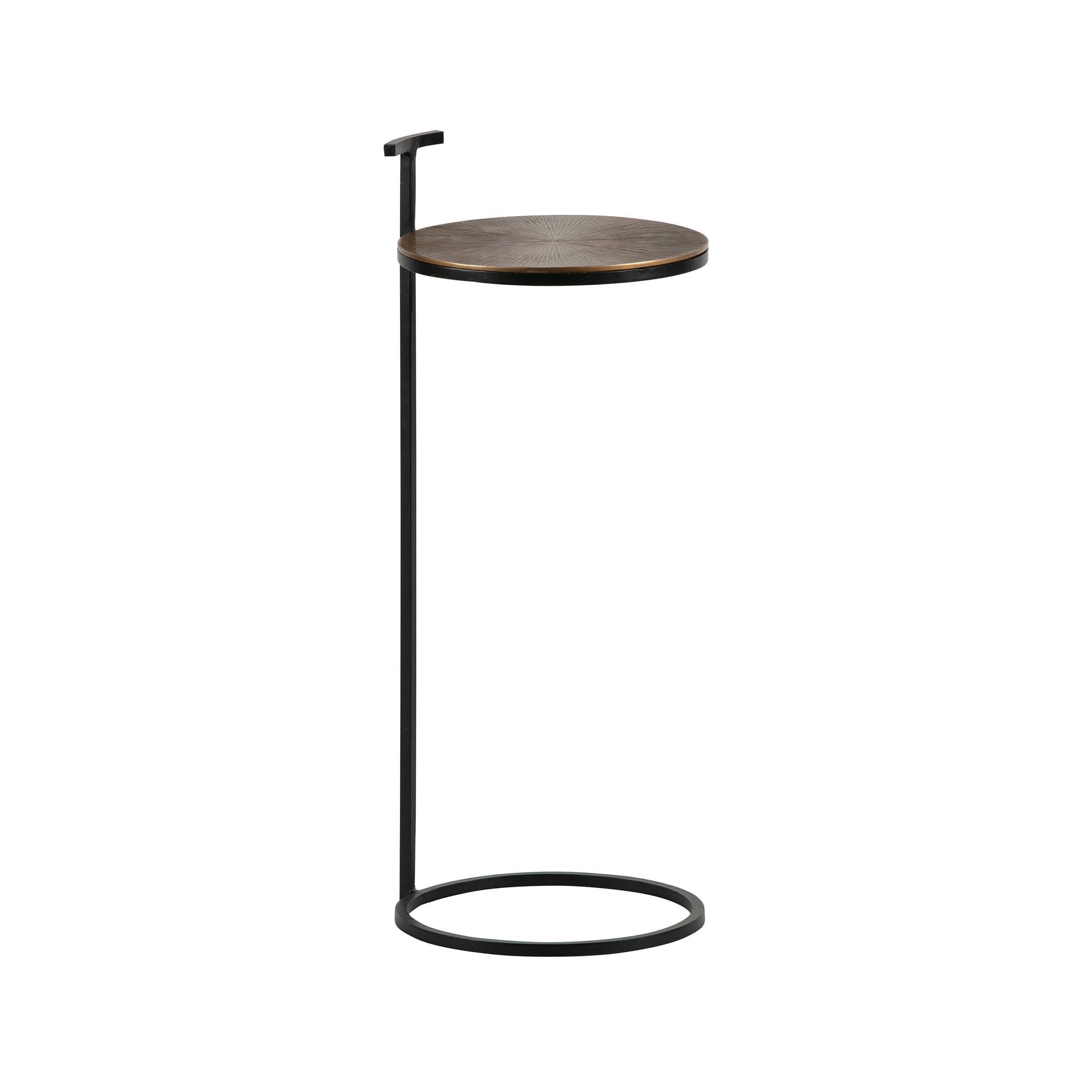 WOOOD Bijzettafel Position 26 cm – Elegante Rondvorm in Antique Brass