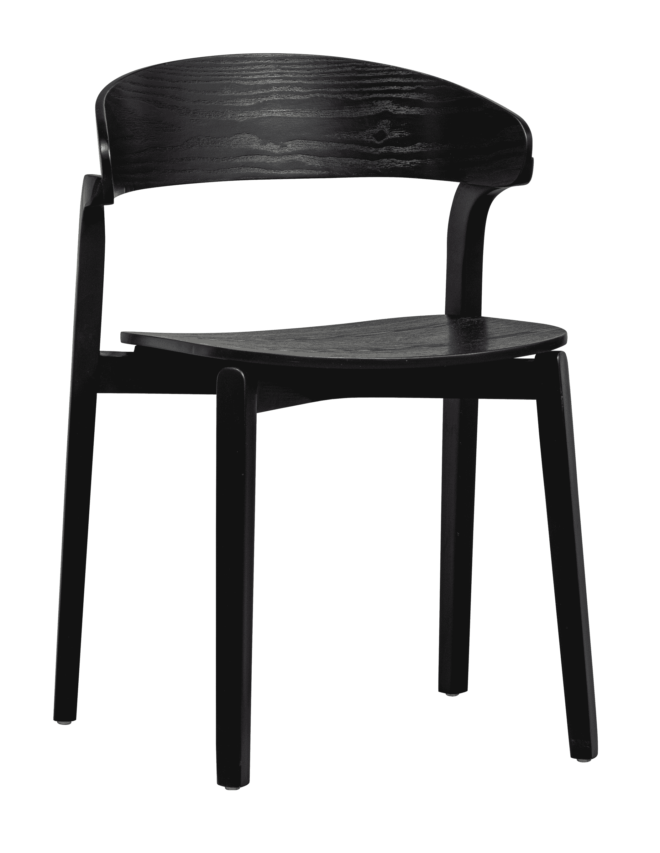 WOOOD Cras Eetkamerstoel – Zwart, Exclusief & Tijdloos Design
