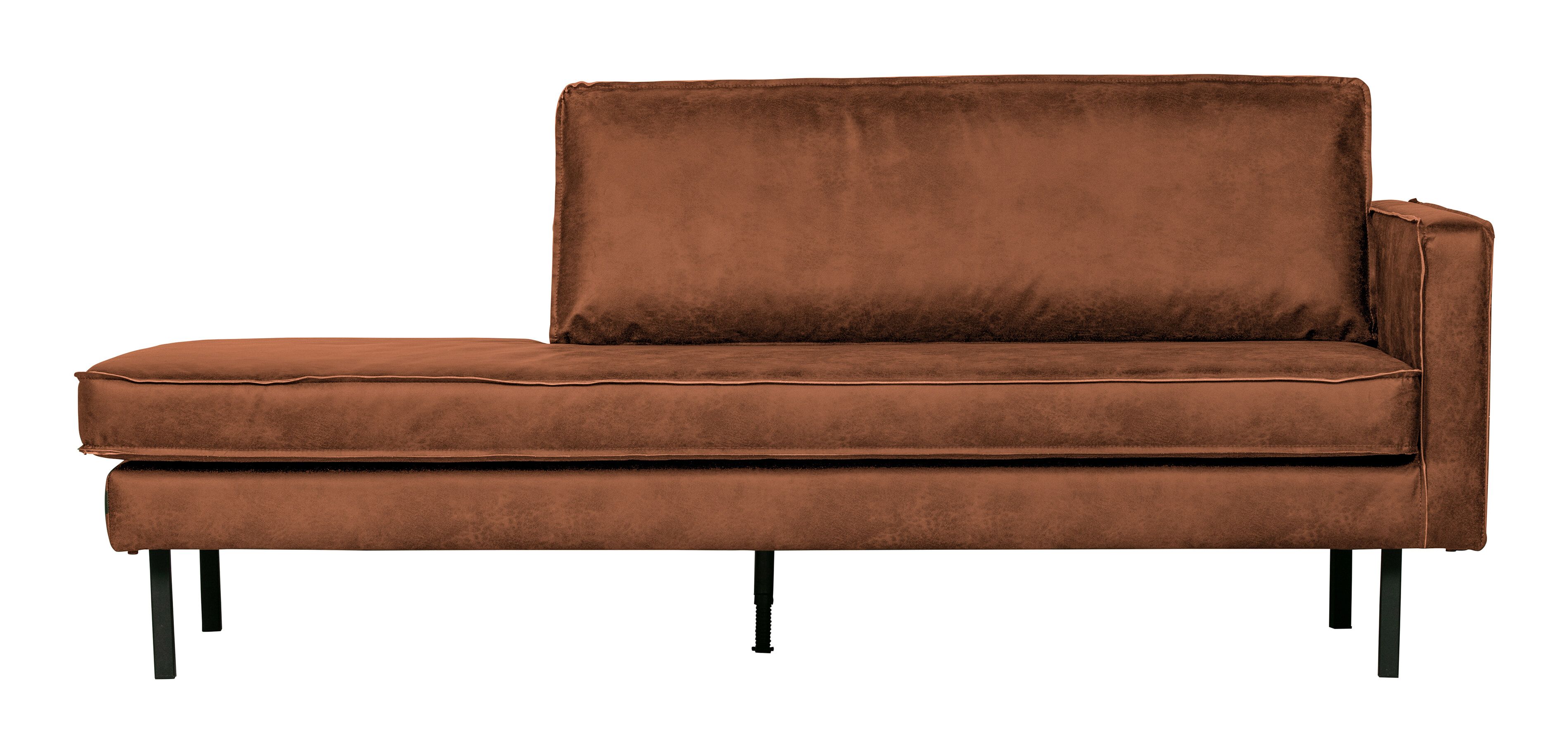 WOOOD Daybed Rodeo – Luxe Lederlook in Cognac