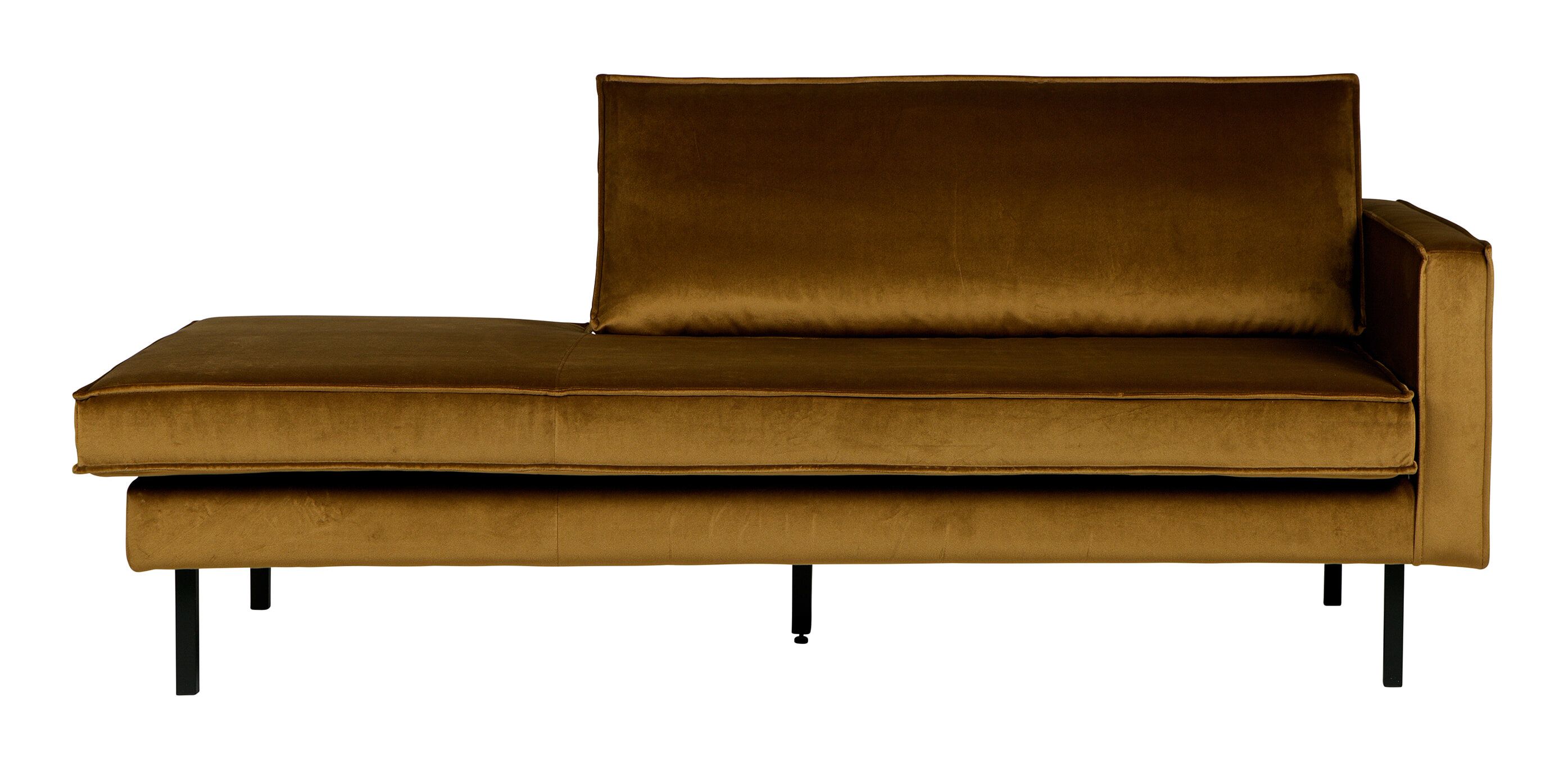 WOOOD Daybed Rodeo – Luxe Velvet in Honey, rechts