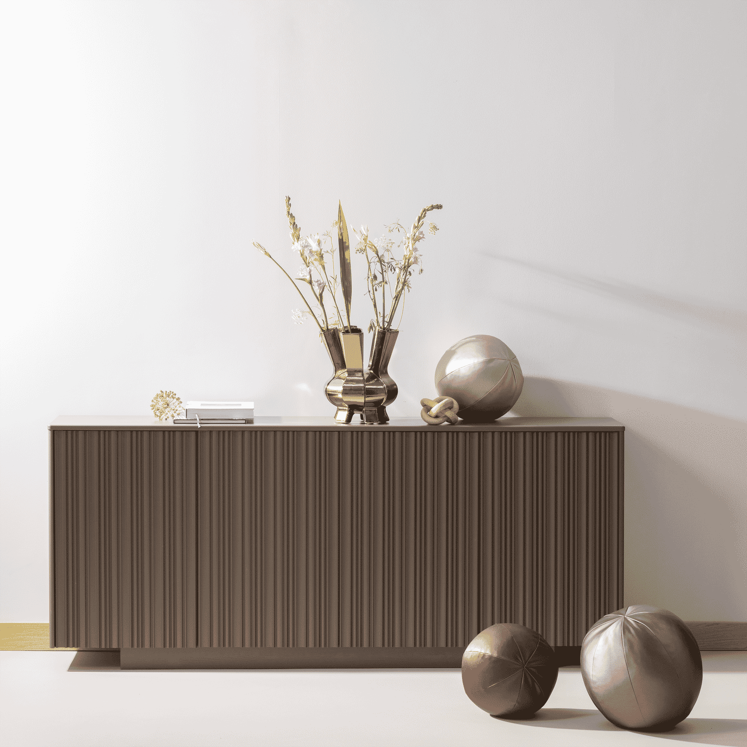WOOOD Dressoir Nova Grenenhout – Truffelbruin, 200 cm