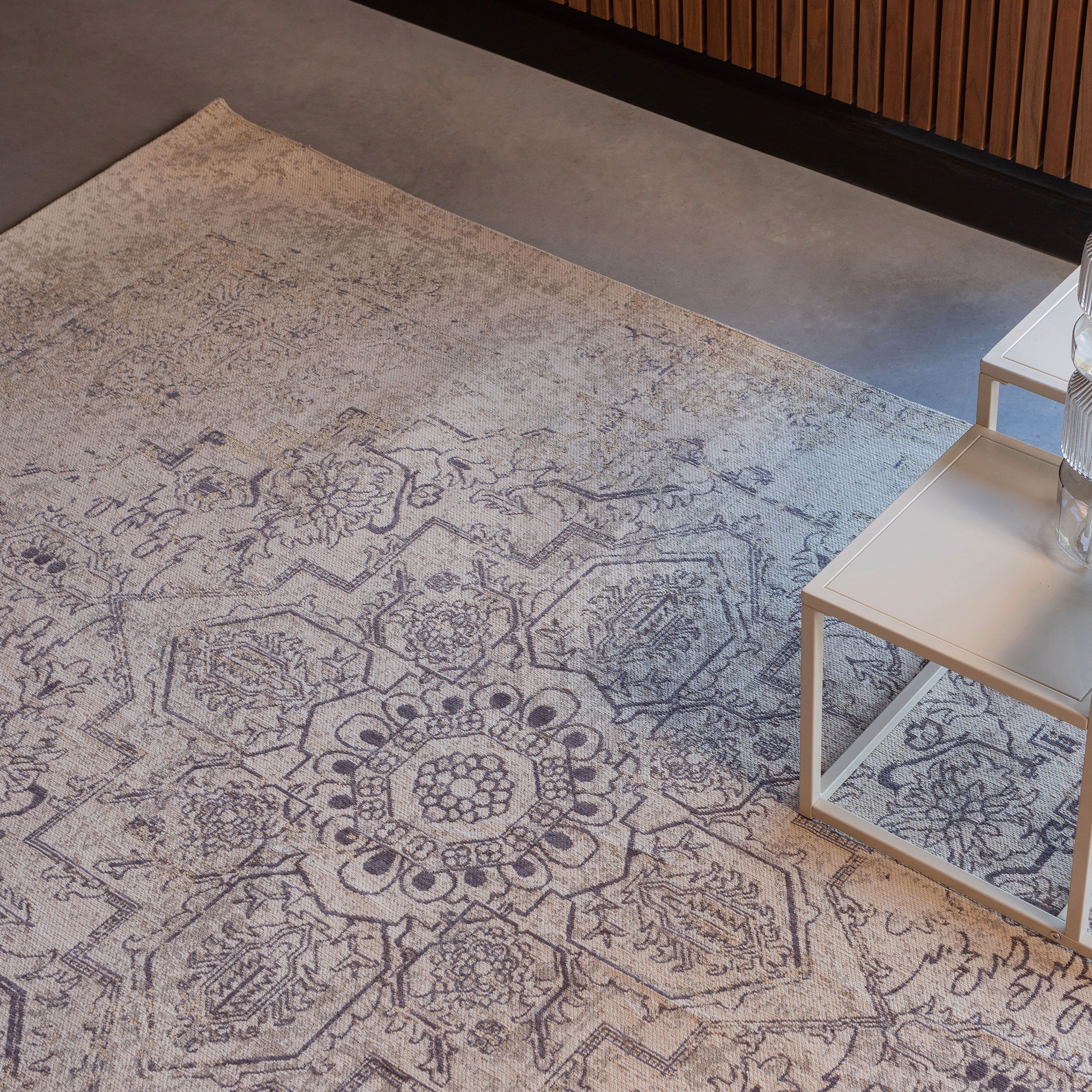 WOOOD Eric Vloerkleed 170 × 240 cm – Naturel: Bohemien charme voor jouw interieur