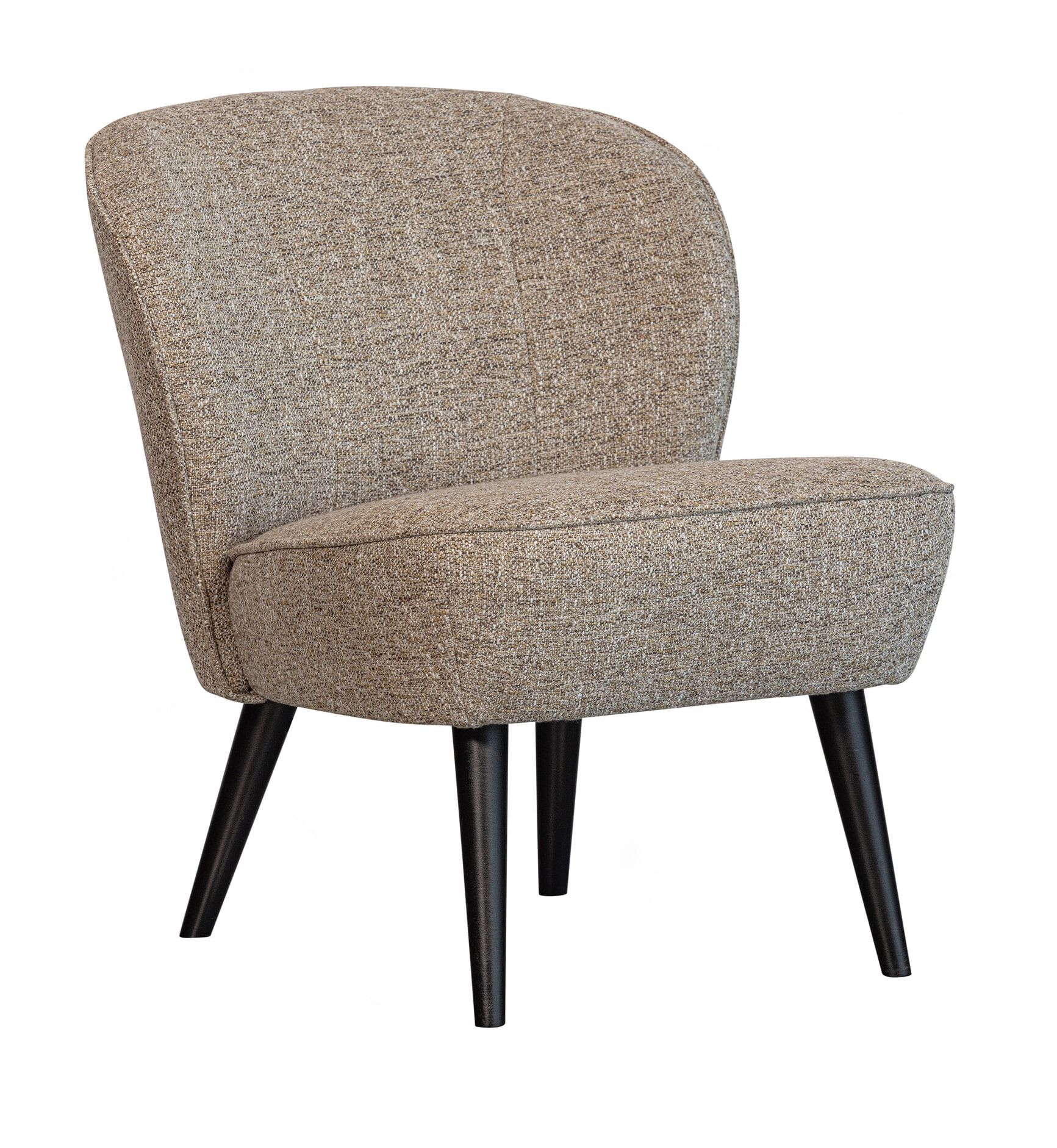 WOOOD Fauteuil Sara Melange – Natuurlijke elegantie voor elk interieur