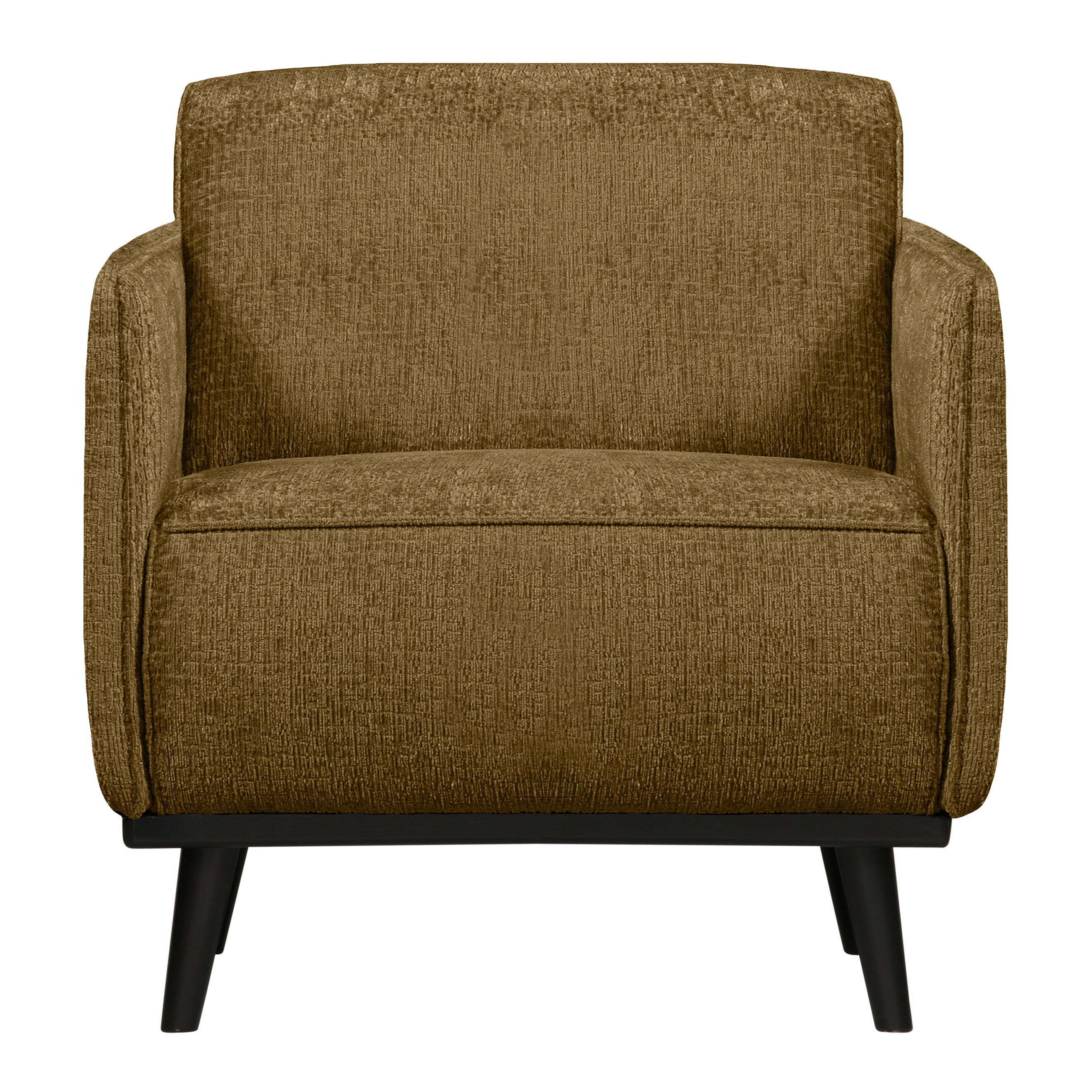 WOOOD Fauteuil “Statement” in luxe velvet – stijlvol zitcomfort in Brass