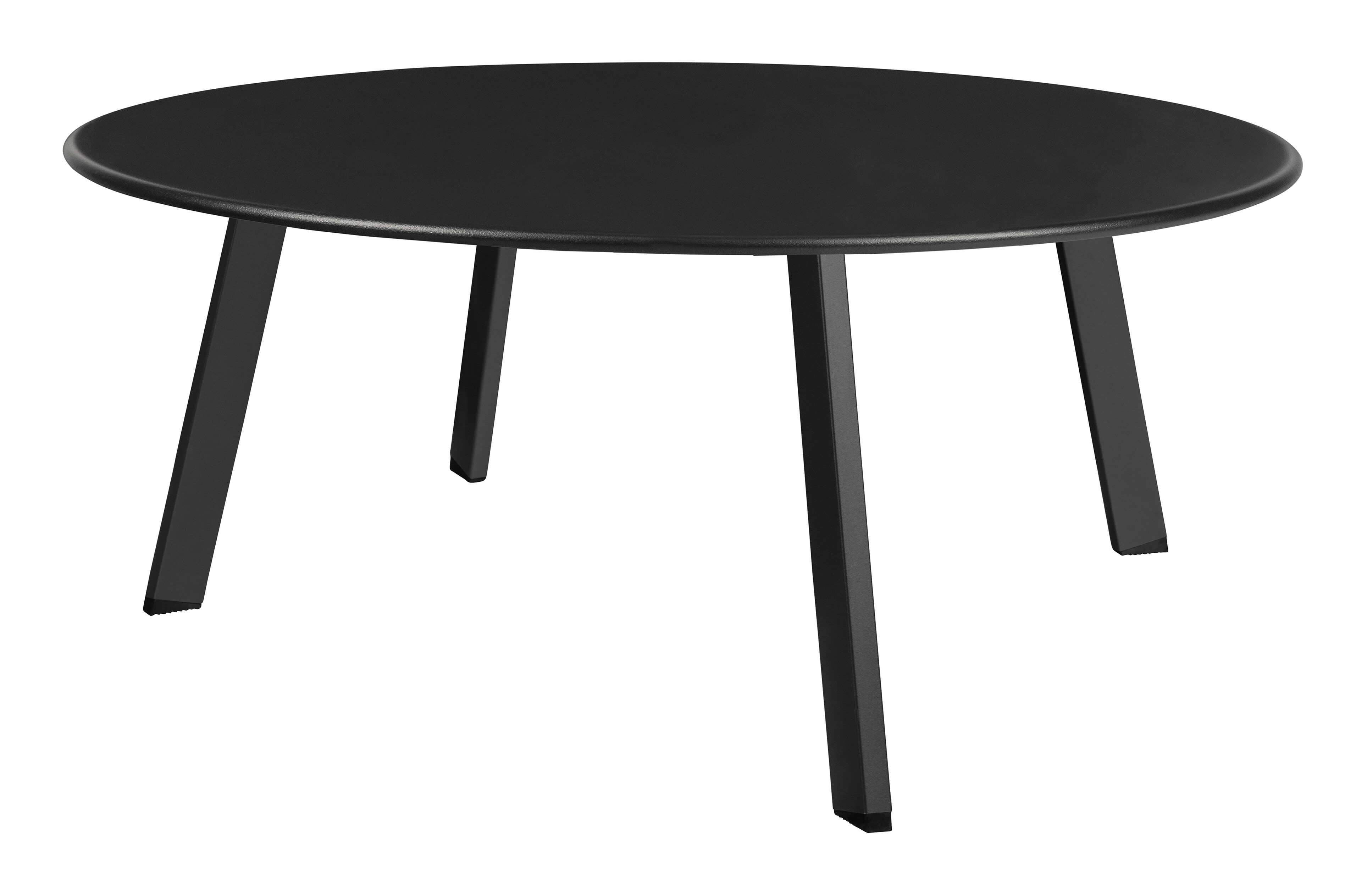 WOOOD Fer ronde bijzettafel – Zwart, Ø70 cm – strak outdoor design