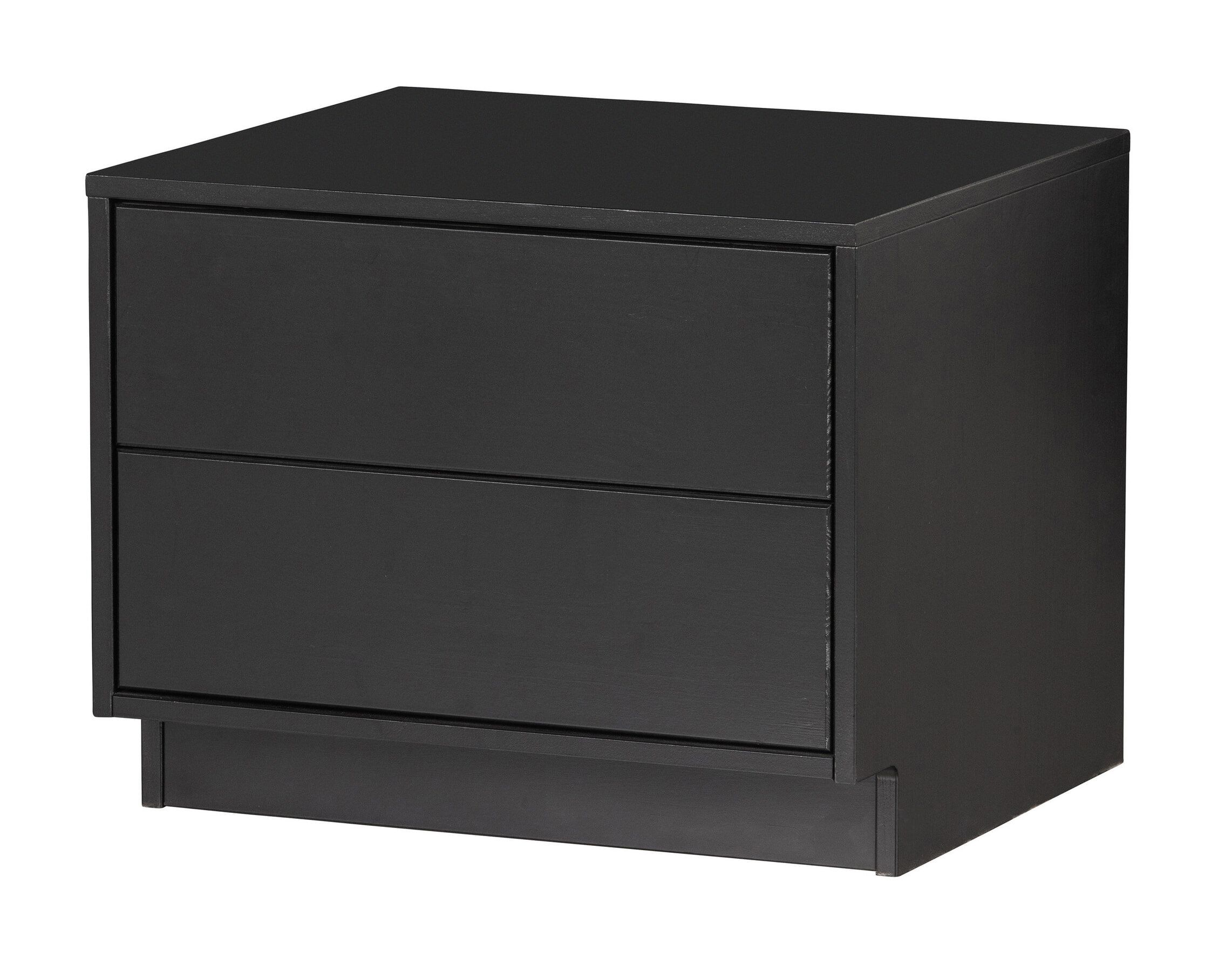 WOOOD Finca TV‑meubel Mat Zwart – Compact en Stijlvol