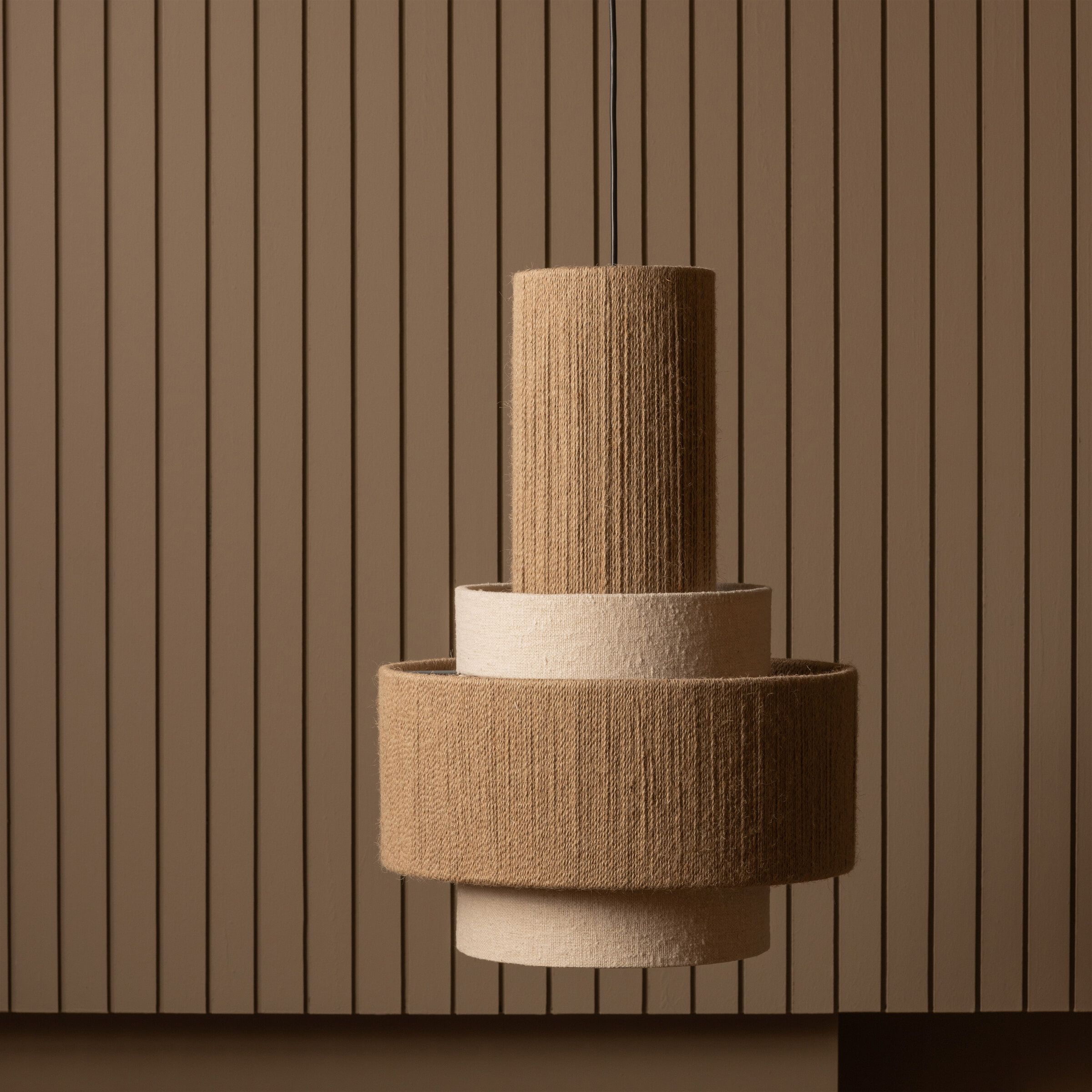 WOOOD Hanglamp Pelle Touw – Naturel – Exclusieve Nordic‑design lamp