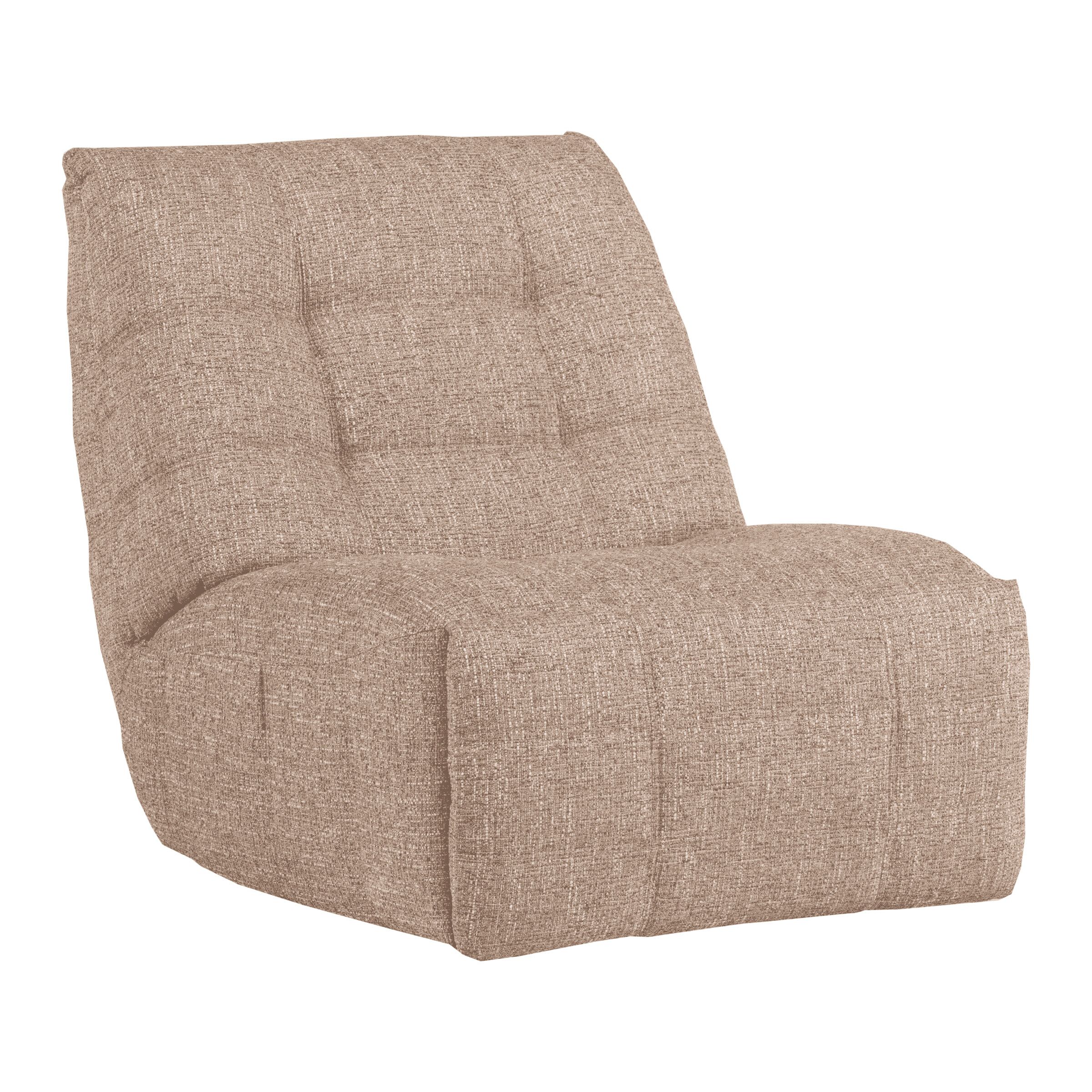 WOOOD Hein Relaxfauteuil Naturel – Comfort en Stijl voor elke Woonkamer