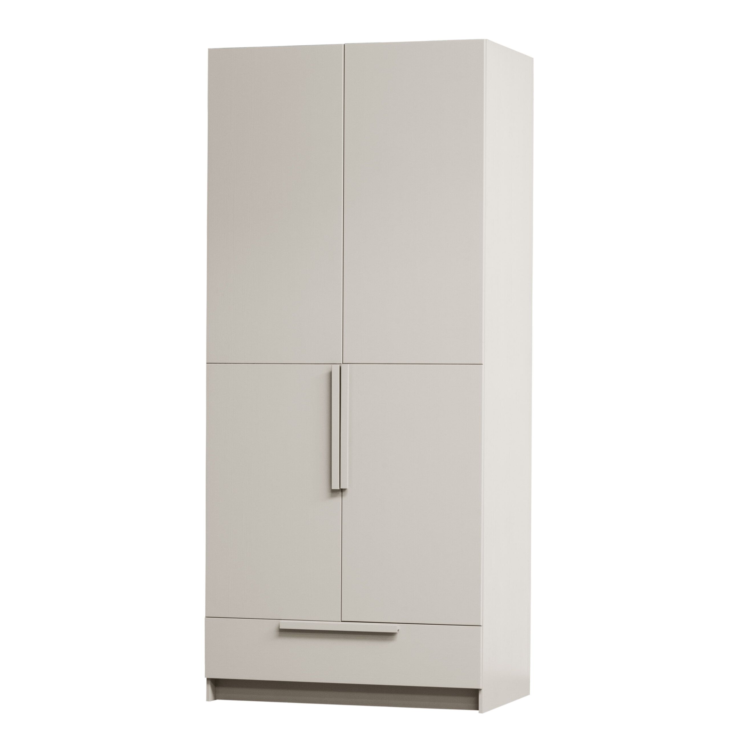 WOOOD kledingkast Pure – royale 2‑deurs kast in dust