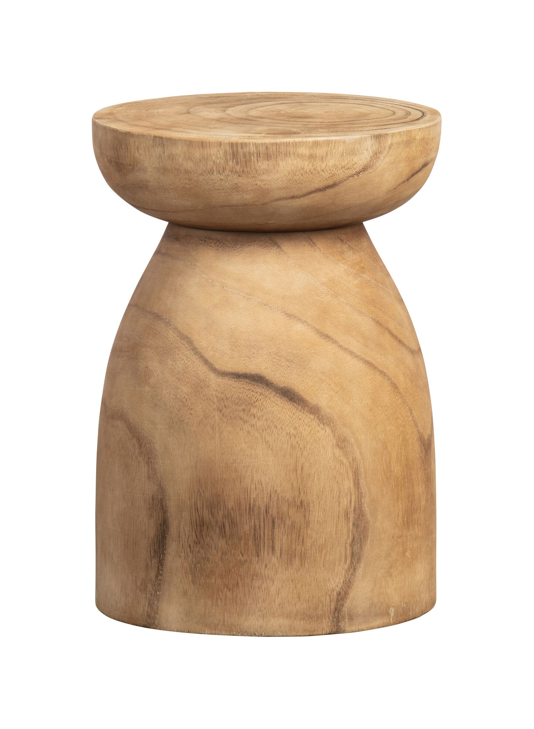 WOOOD Krukje Bink – Naturel, Ø28 cm – Japandi stijl