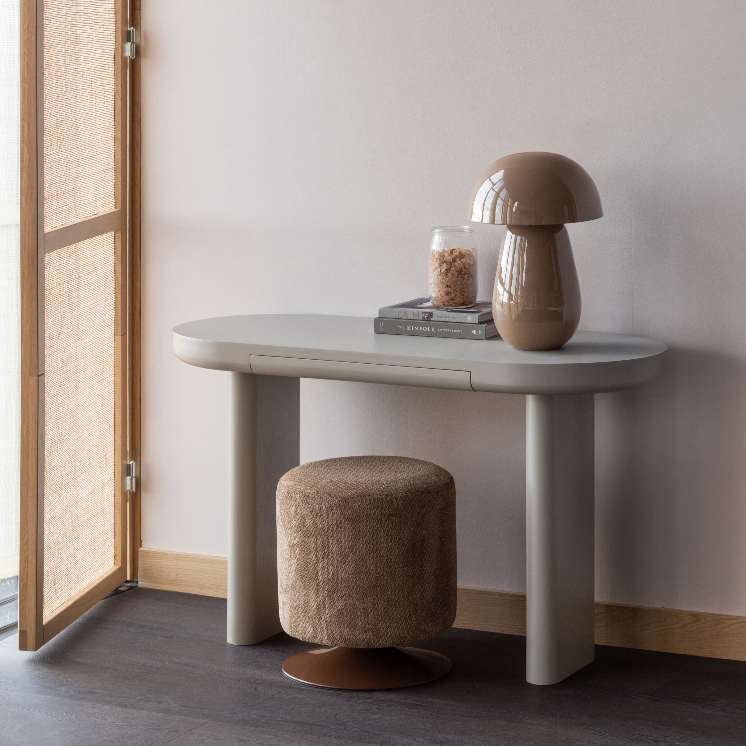 WOOOD Mael Sidetable/Bureau 120 cm – Dust – Modern & Functioneel