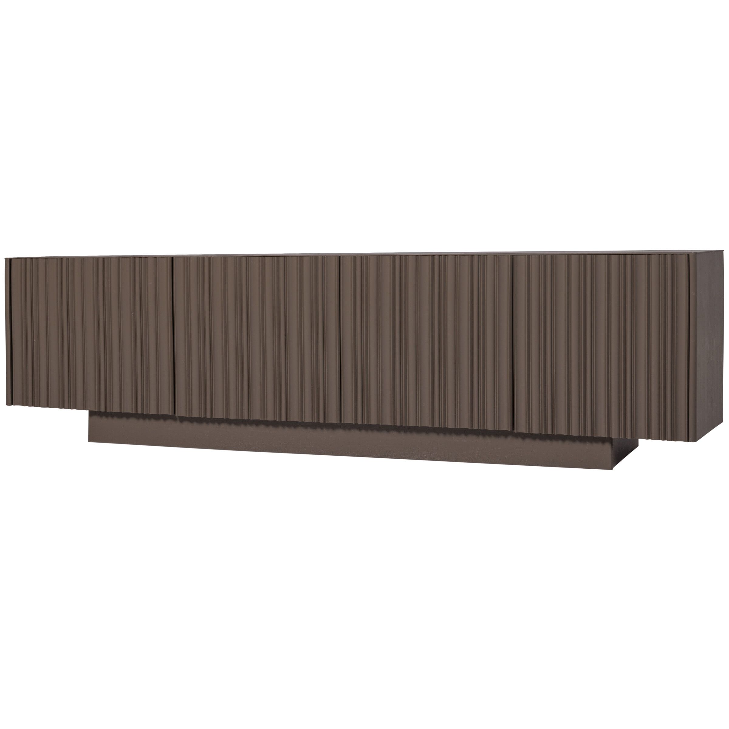 WOOOD Nova TV‑meubel 200 cm – Truffel Bruin, stijlvol en duurzaam
