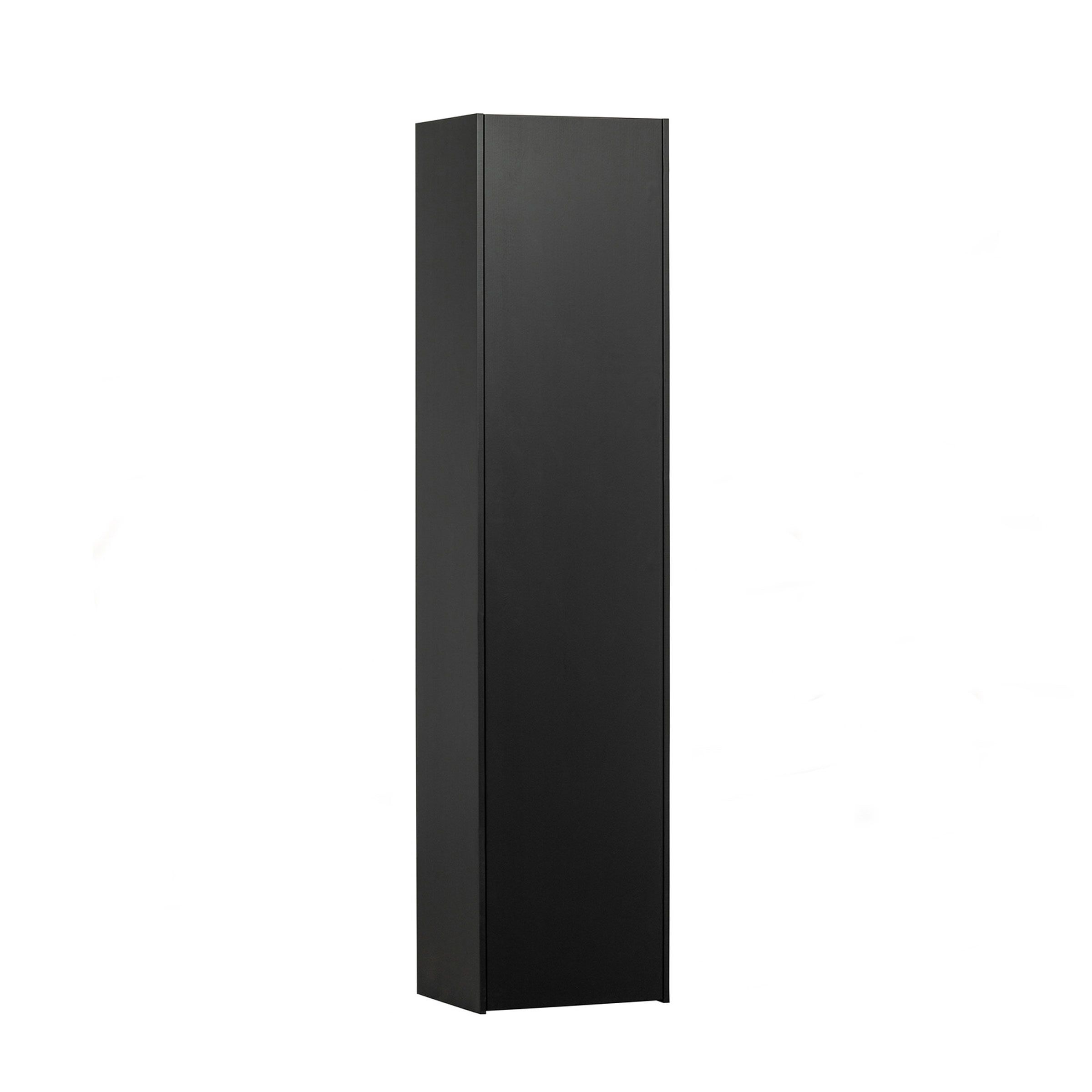 WOOOD Opbergkast Teun 188 cm – Strakke Zwarte Stijl voor Moderne Interieurs