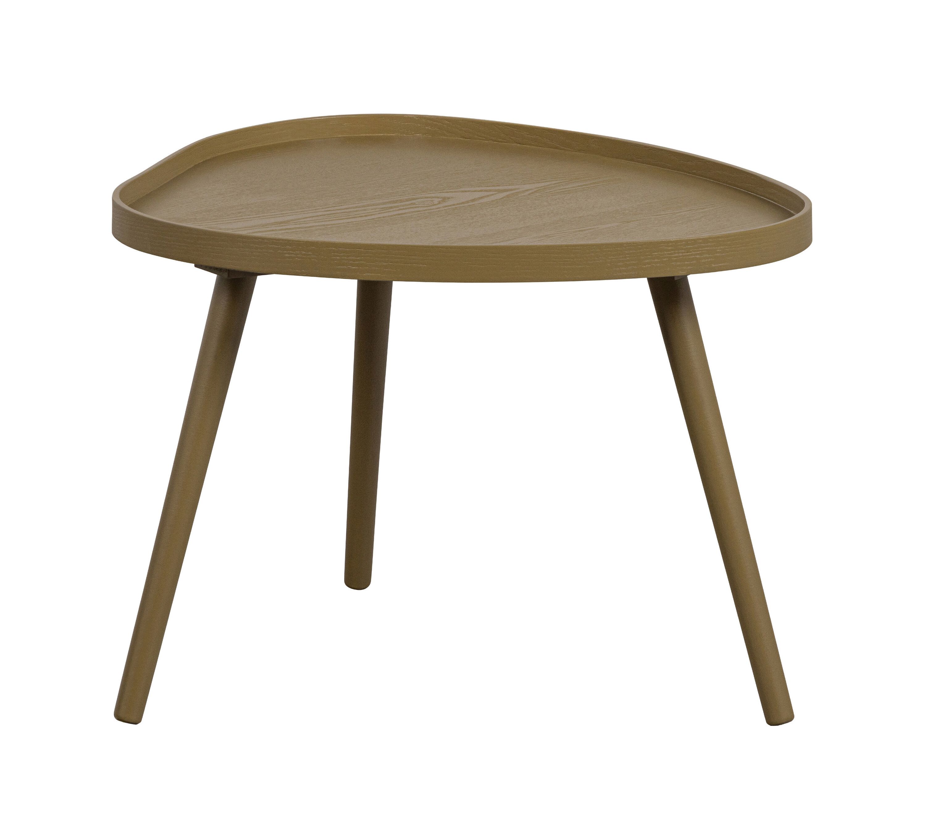 WOOOD Organische Bijzettafel Mae – Speelse Sepia Tafel 61 × 50 cm