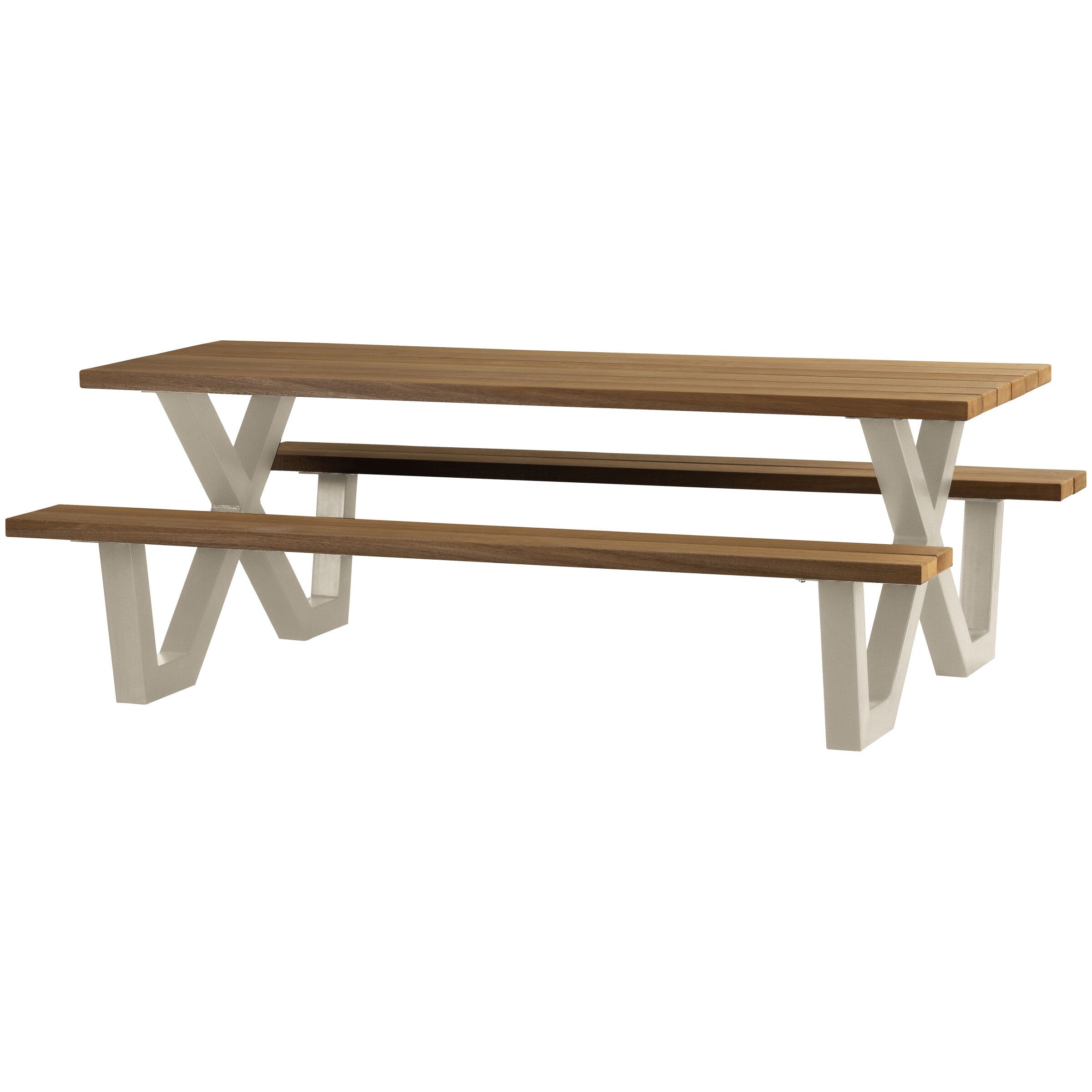 WOOOD Picknicktafel Tablo – Moderne outdoor tafel in zandkleur