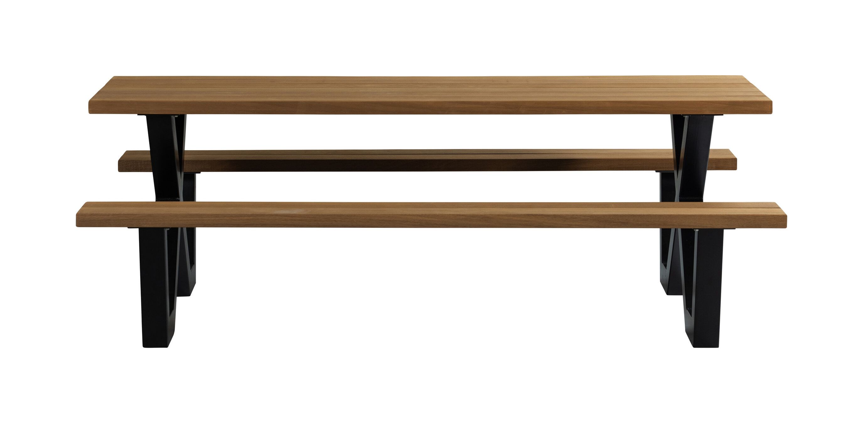 WOOOD Picknicktafel Tablo – Strakke outdoor tafel in Naturel