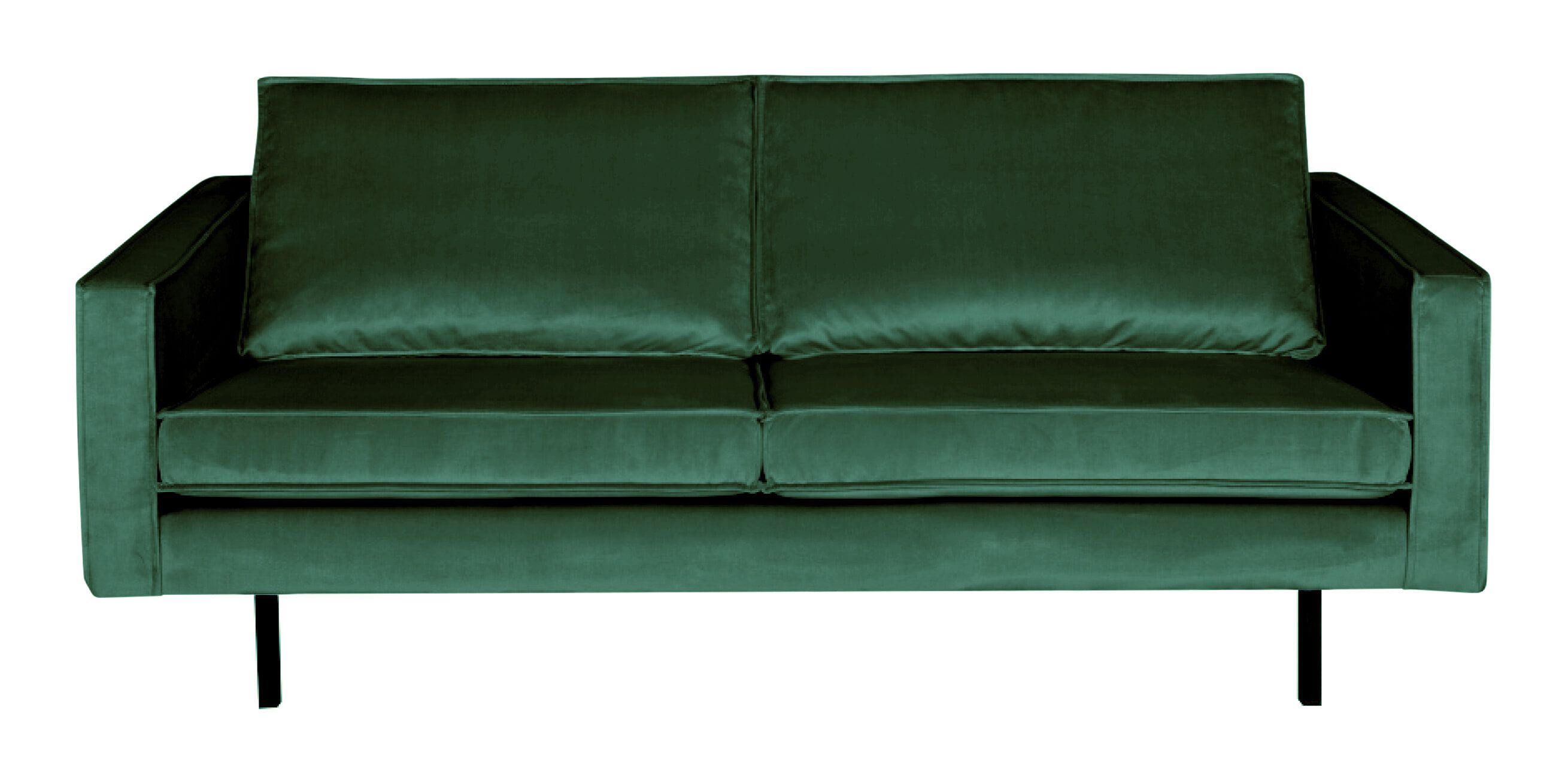 WOOOD Rodeo 2,5‑zits Velvetbank Forest Green – modern comfort voor elk interieur