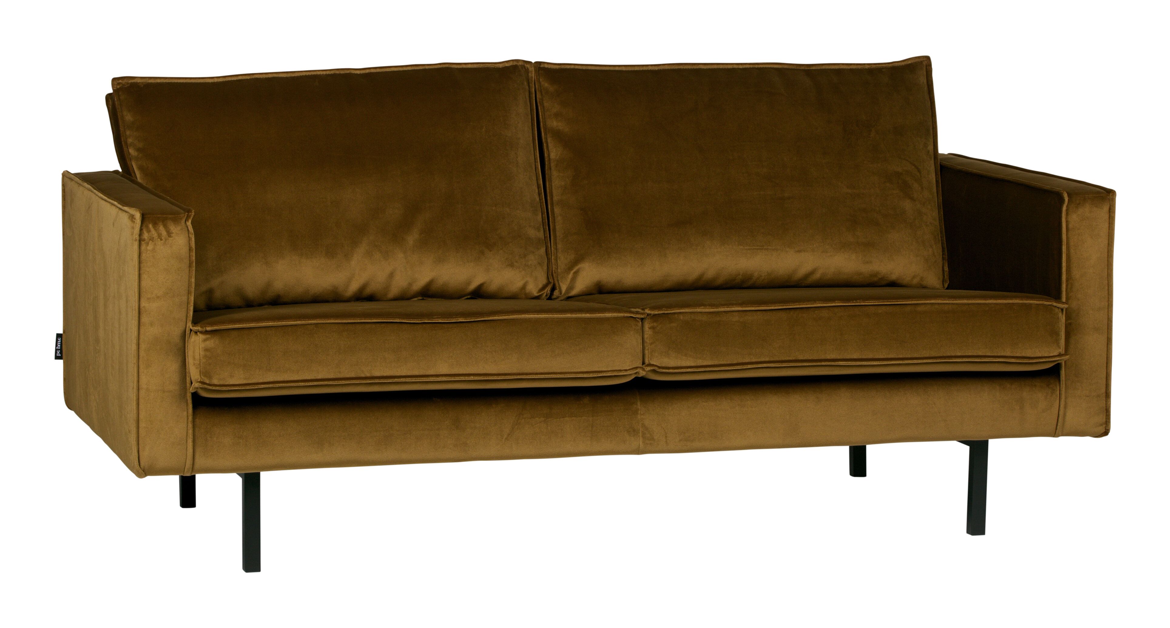 WOOOD Rodeo 2,5 zits Velvetbank – Honey (geel) – Modern, stoer & comfortabel