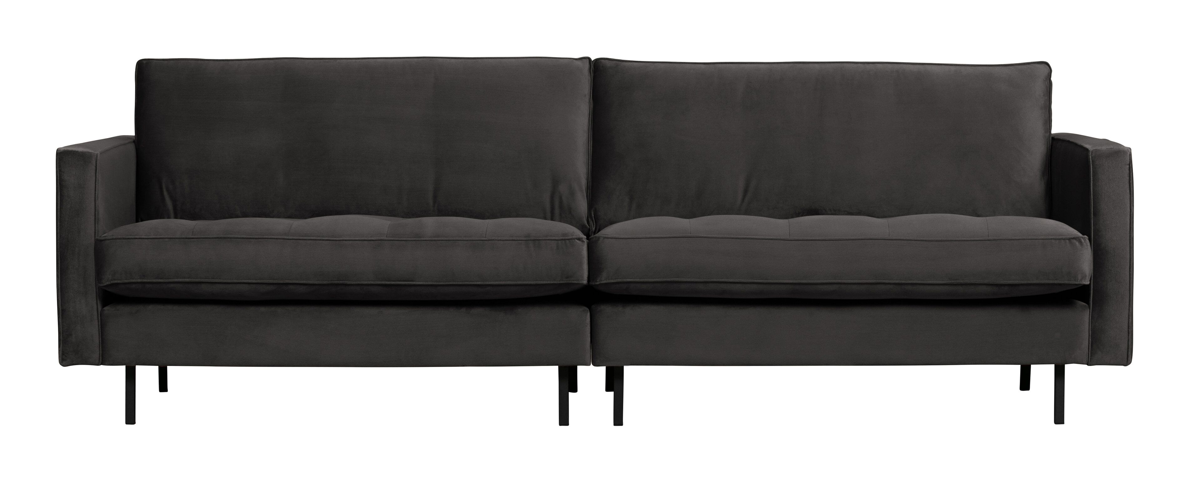 WOOOD Rodeo 3‑zits velvetbank – modern, stoer en comfortabel